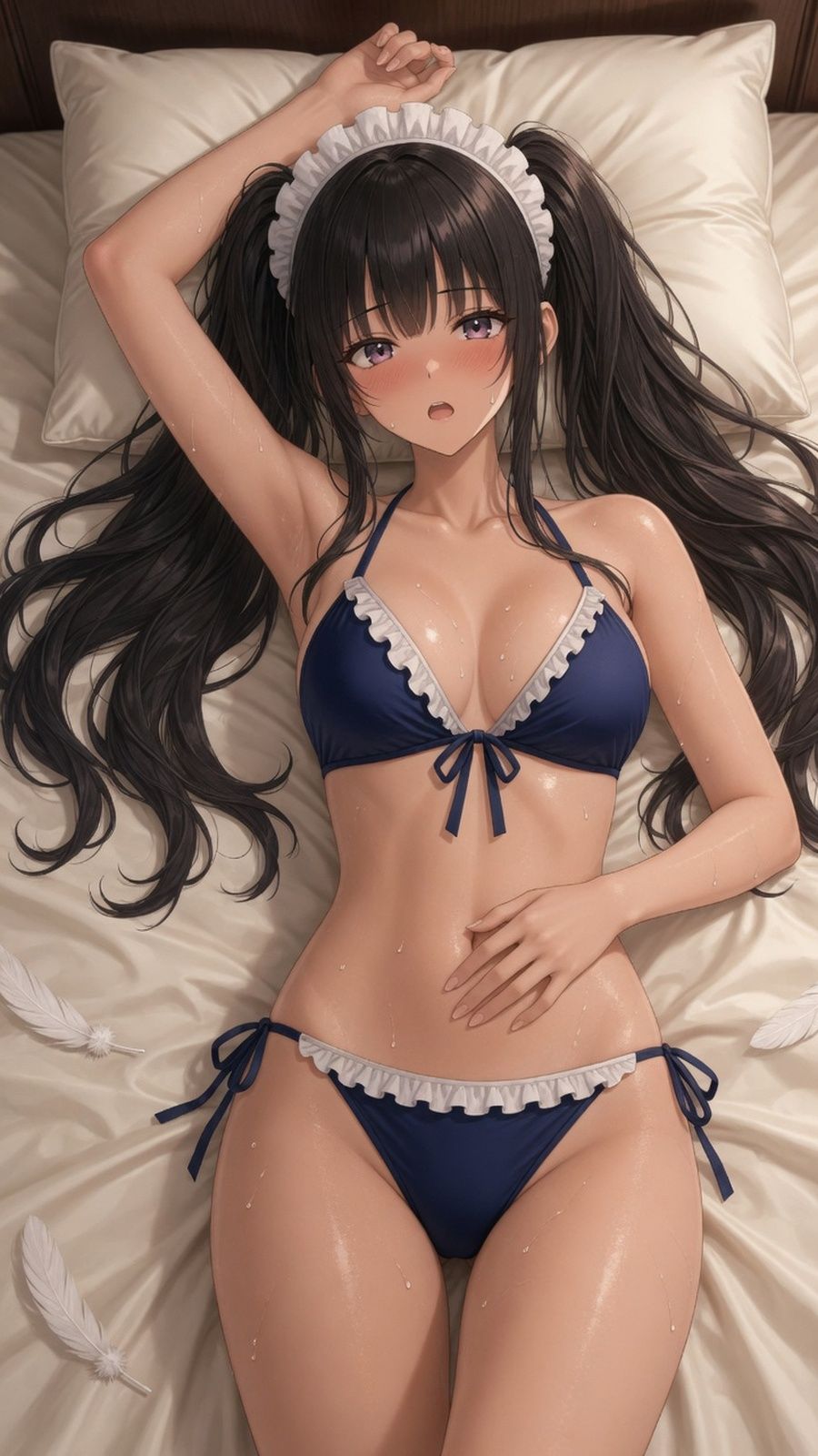 【機械姦】快楽マシーン〜黒髪メイド拘束実験〜 サンプル5ページ目