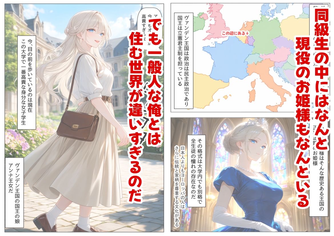 王女様と留学生な俺 サンプル2ページ目