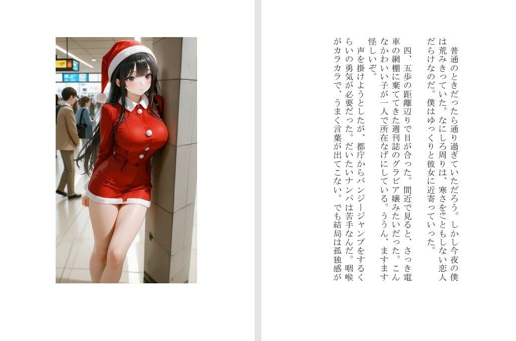 【本格短編官能小説】緊縛サンタはおいや？ サンプル2ページ目
