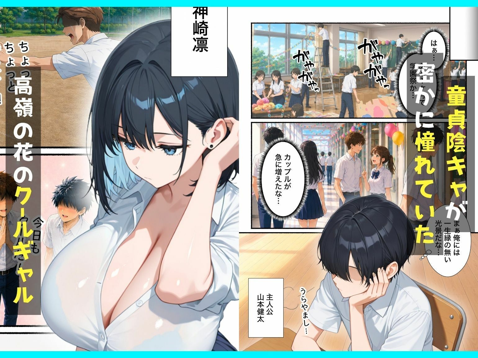 不感症のクールギャルと童貞陰キャの僕がポリネシアンセックスで本気SEXした話 サンプル1ページ目