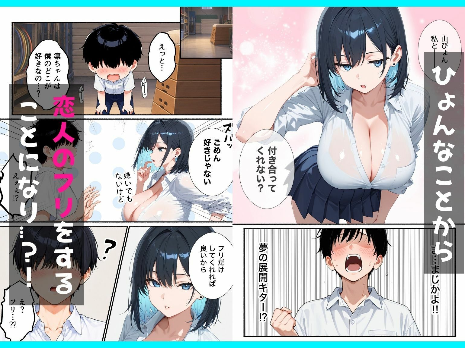 不感症のクールギャルと童貞陰キャの僕がポリネシアンセックスで本気SEXした話 サンプル2ページ目