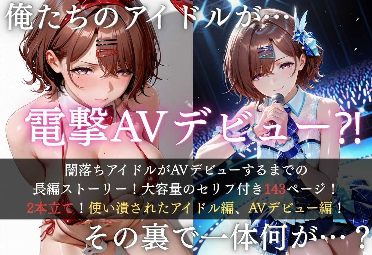 売れなかったアイドルたちが行き着く先・・・アイドルの本気闇営業 サンプル1ページ目