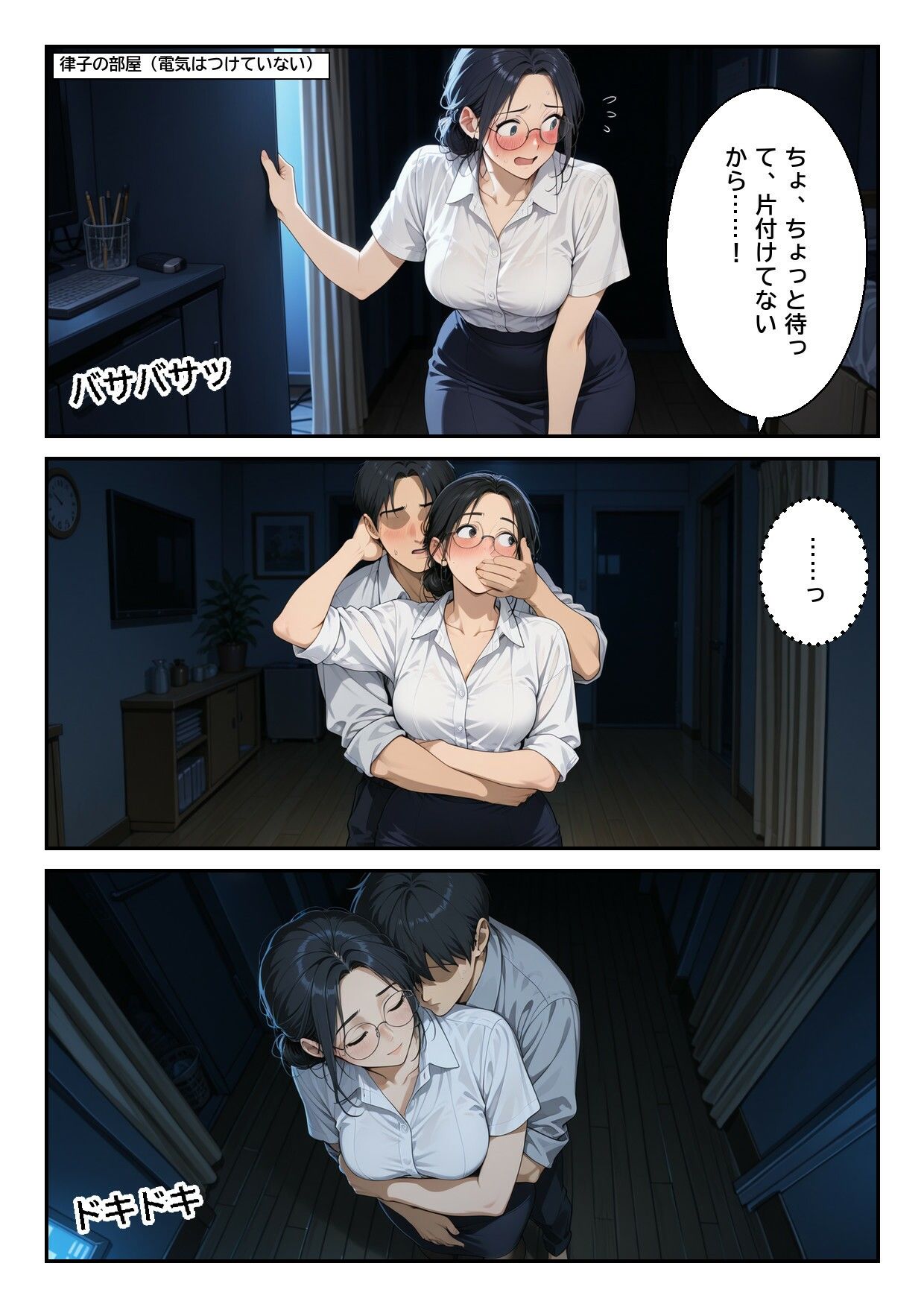 処理してない地味な先輩（34）が、年下の後輩に腋のニオイを嗅がれて全部見られた話 サンプル8ページ目