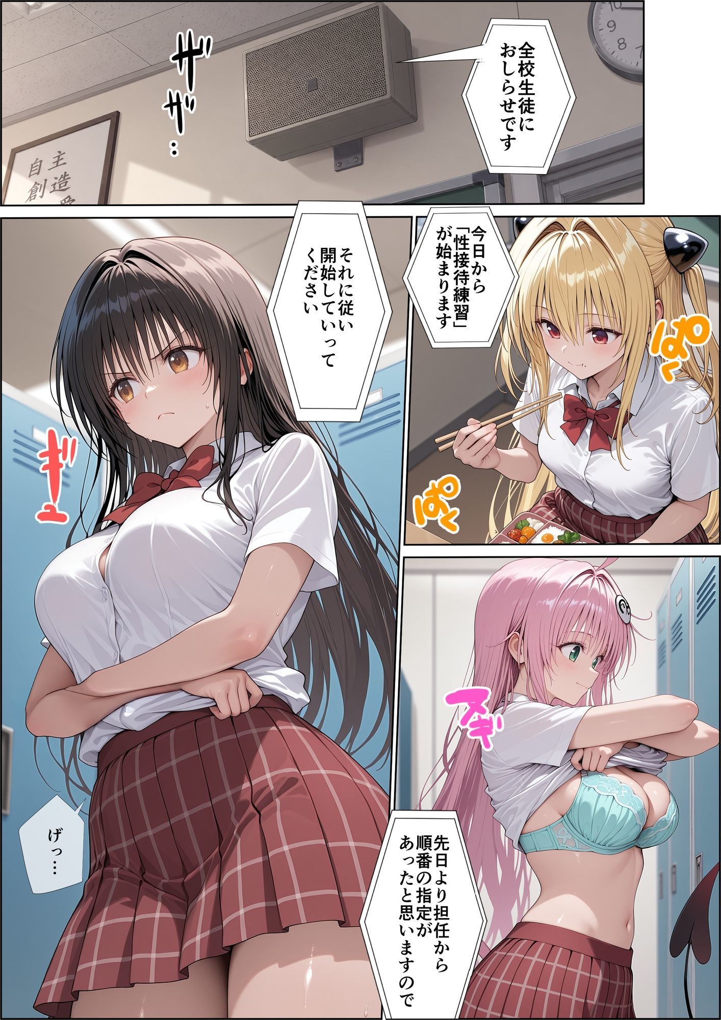 性接待実習〜先生がヤりたいだけなんていやそんなわけ〜【To Lo〇eる】 サンプル1ページ目