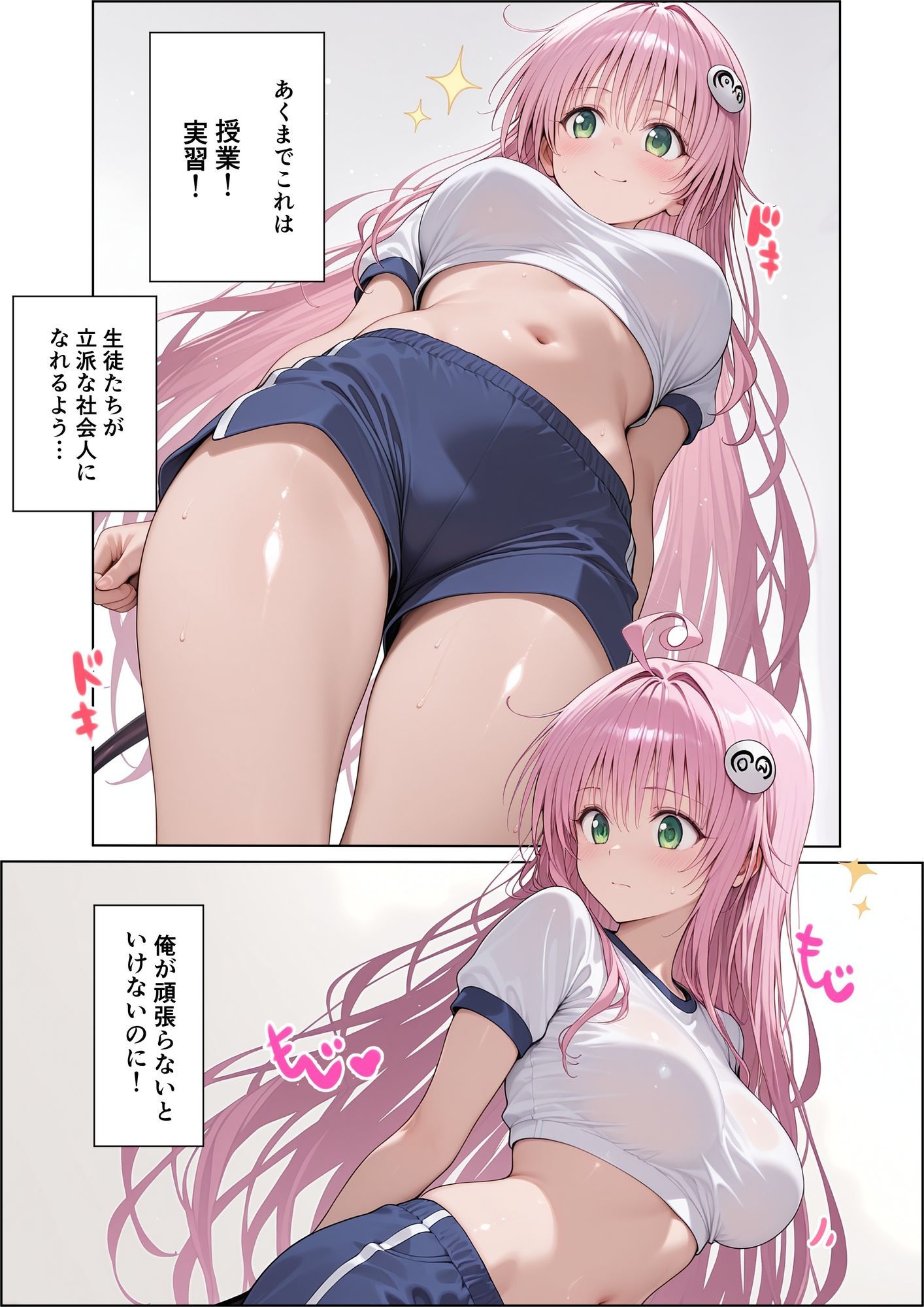 性接待実習〜先生がヤりたいだけなんていやそんなわけ〜【To Lo〇eる】 サンプル7ページ目