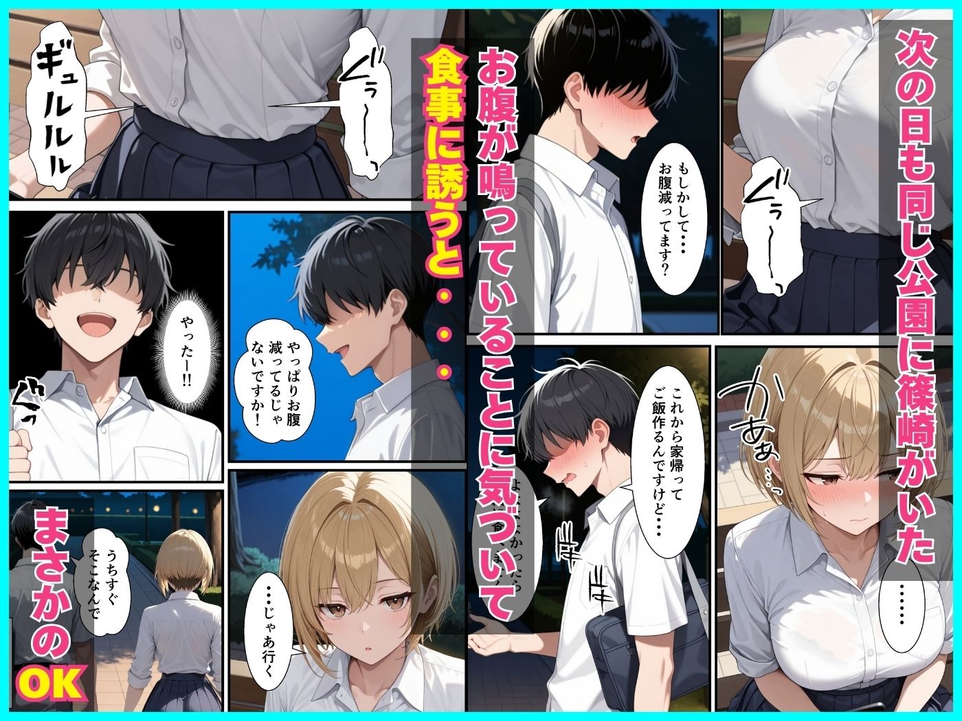 家出したダウナーギャルを助けたらお礼に本能剥き出し中出しセックスできた話 サンプル3ページ目