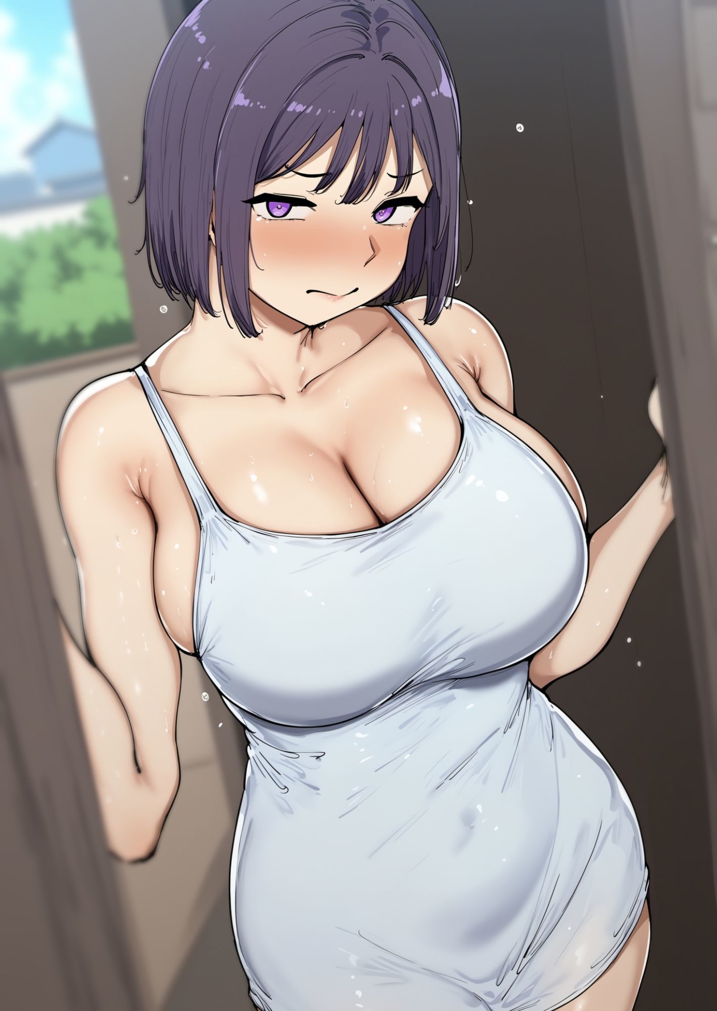 近所の爆乳垂れ乳女子のクラゲちゃん サンプル1ページ目