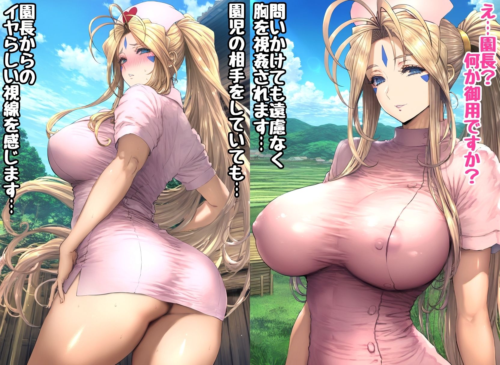 巨乳保母ベルダンディーとセクハラ園長 サンプル2ページ目