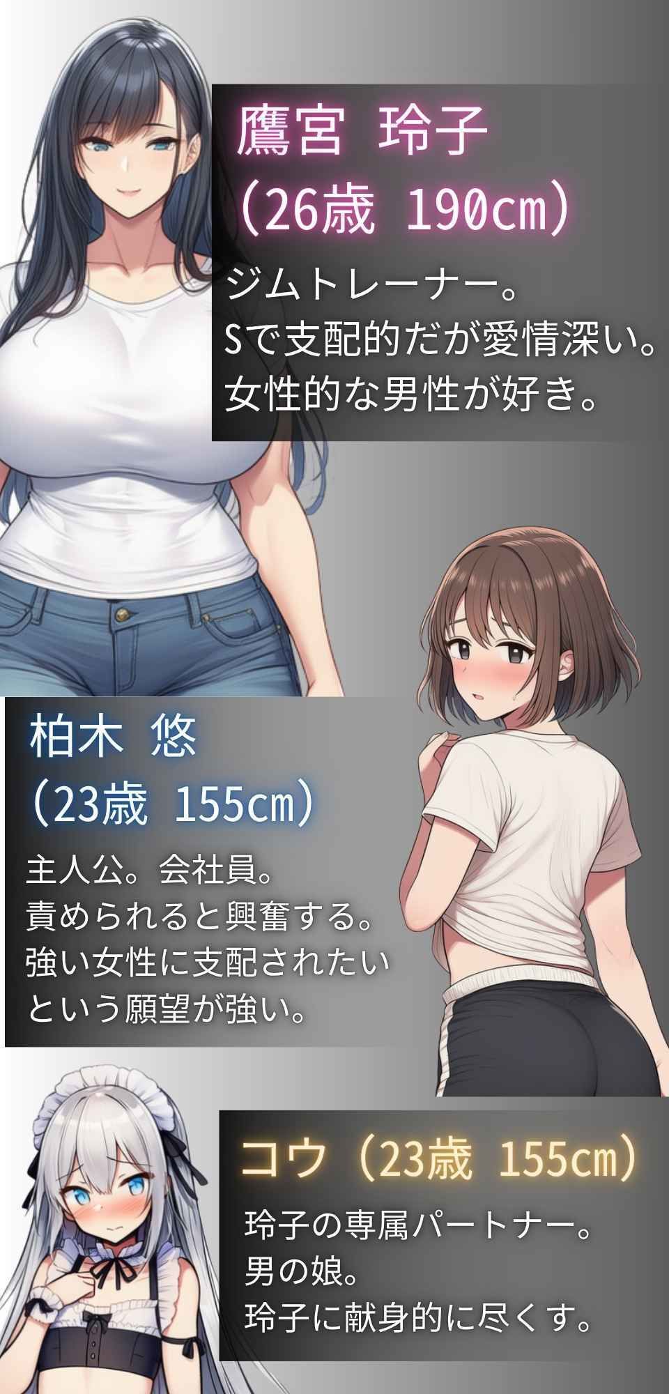激甘爆乳ドSインストラクターのペニバンW調教で快楽漬けにされメス堕ちした僕と男の娘 サンプル2ページ目