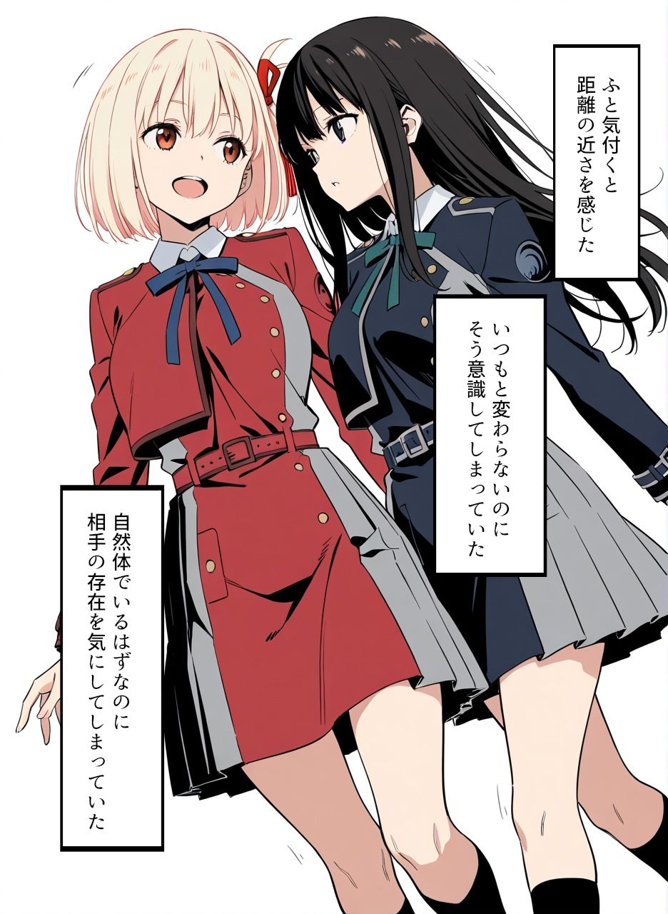 両想い百合えっち サンプル1ページ目