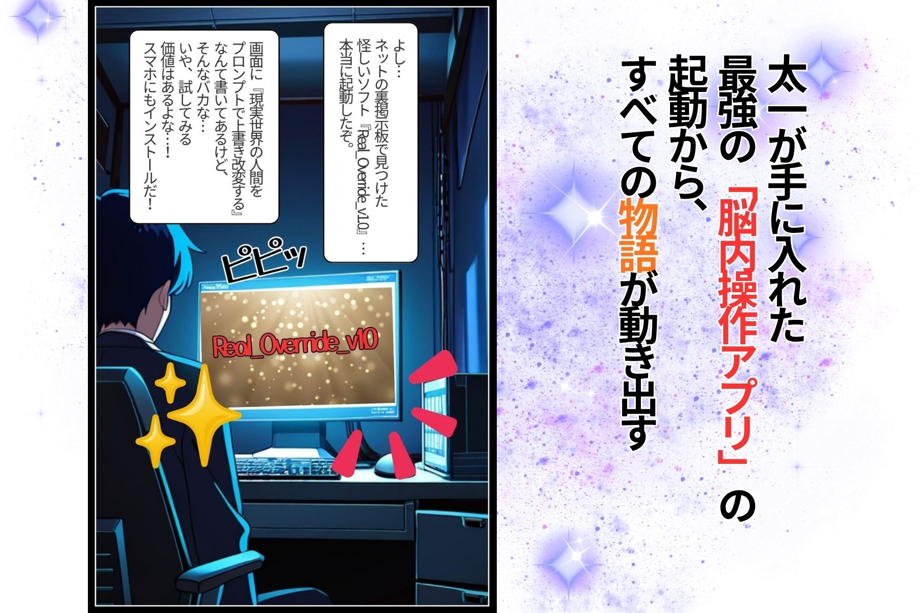 脳内操作アプリで真面目委員長を強●メスギャルペット化する件 サンプル2ページ目