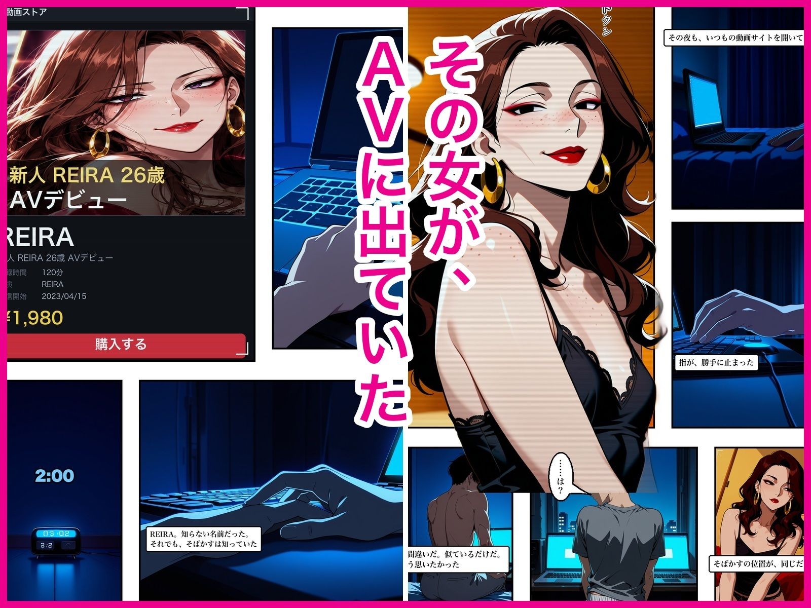 会社を辞めて消えた地味な同僚（26）がAVで売れっ子になってた話 サンプル2ページ目
