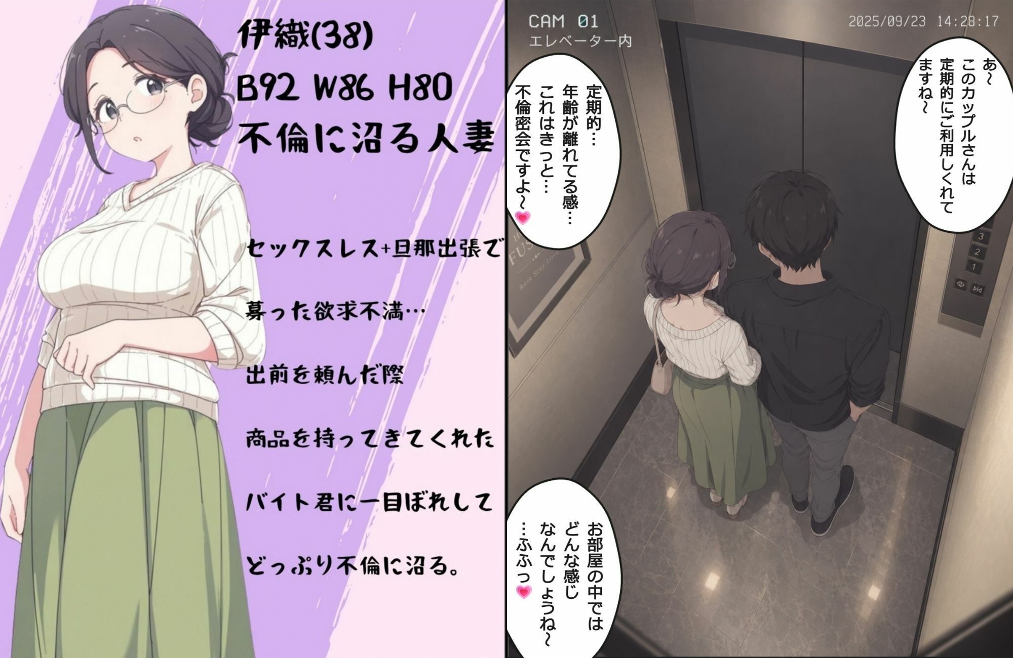 とあるラブホテルの淫行記録（セックスログ） サンプル2ページ目