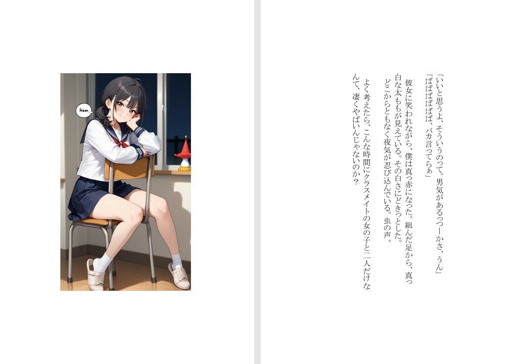 【本格短編青春小説】前夜、月下で手をとって サンプル3ページ目