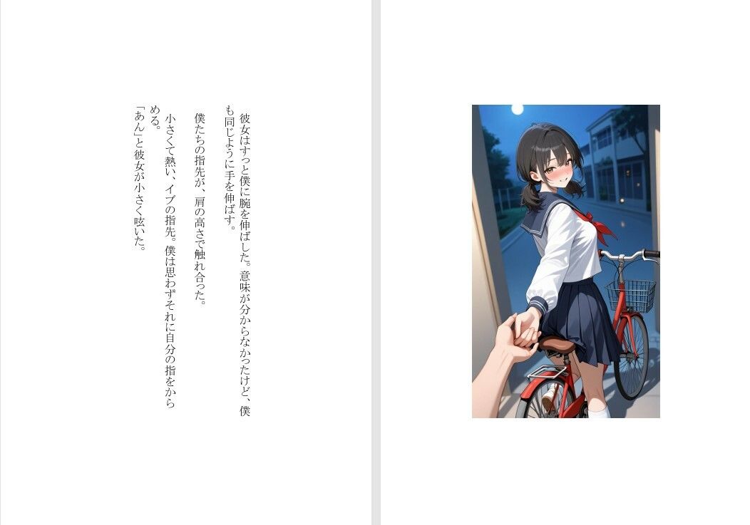 【本格短編青春小説】前夜、月下で手をとって サンプル10ページ目