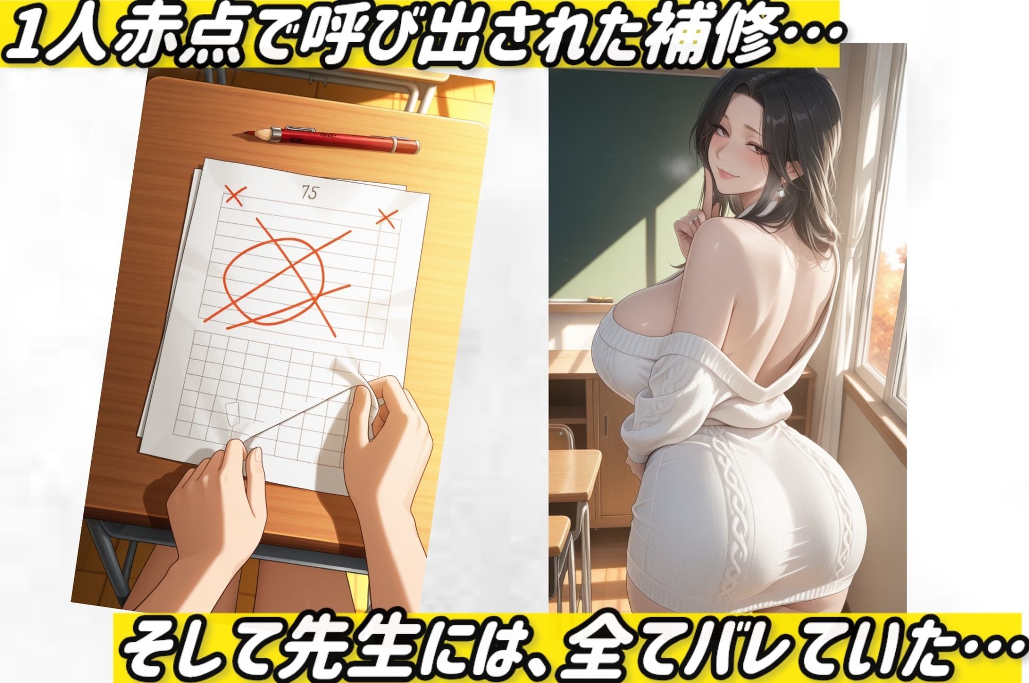 童貞をぶち56したい、人妻教師 サンプル2ページ目