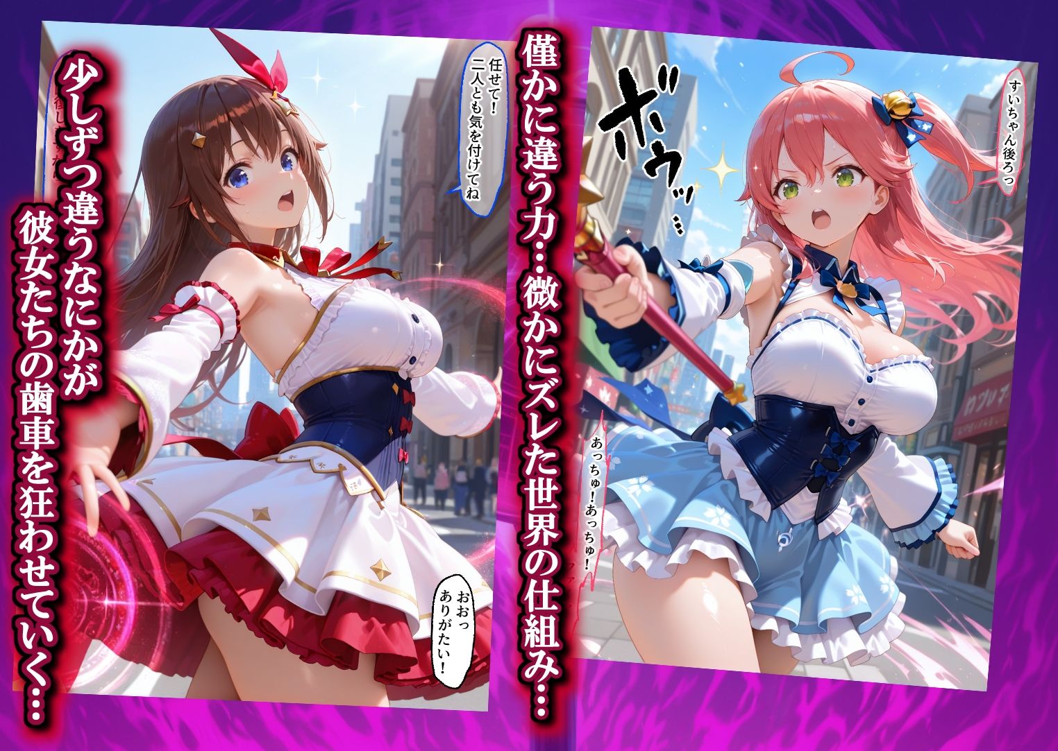 魔法少女 闇落ち 敗北ルートもう戻れない 繰り返される凌●と快楽で嫌なはずなのに…0期生編 サンプル2ページ目