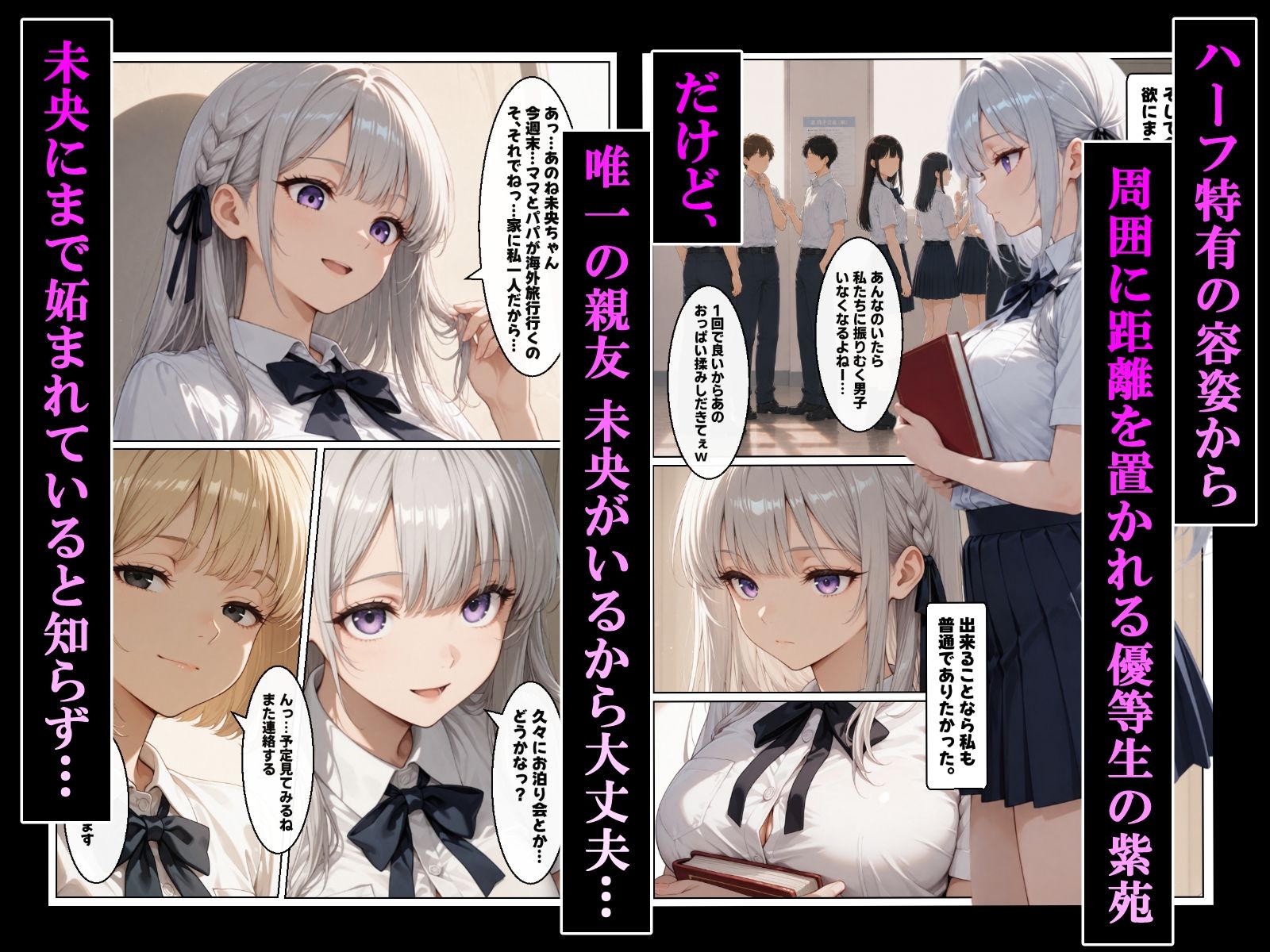 信じていた親友に裏切られマゾ奴●堕ちする話 サンプル1ページ目