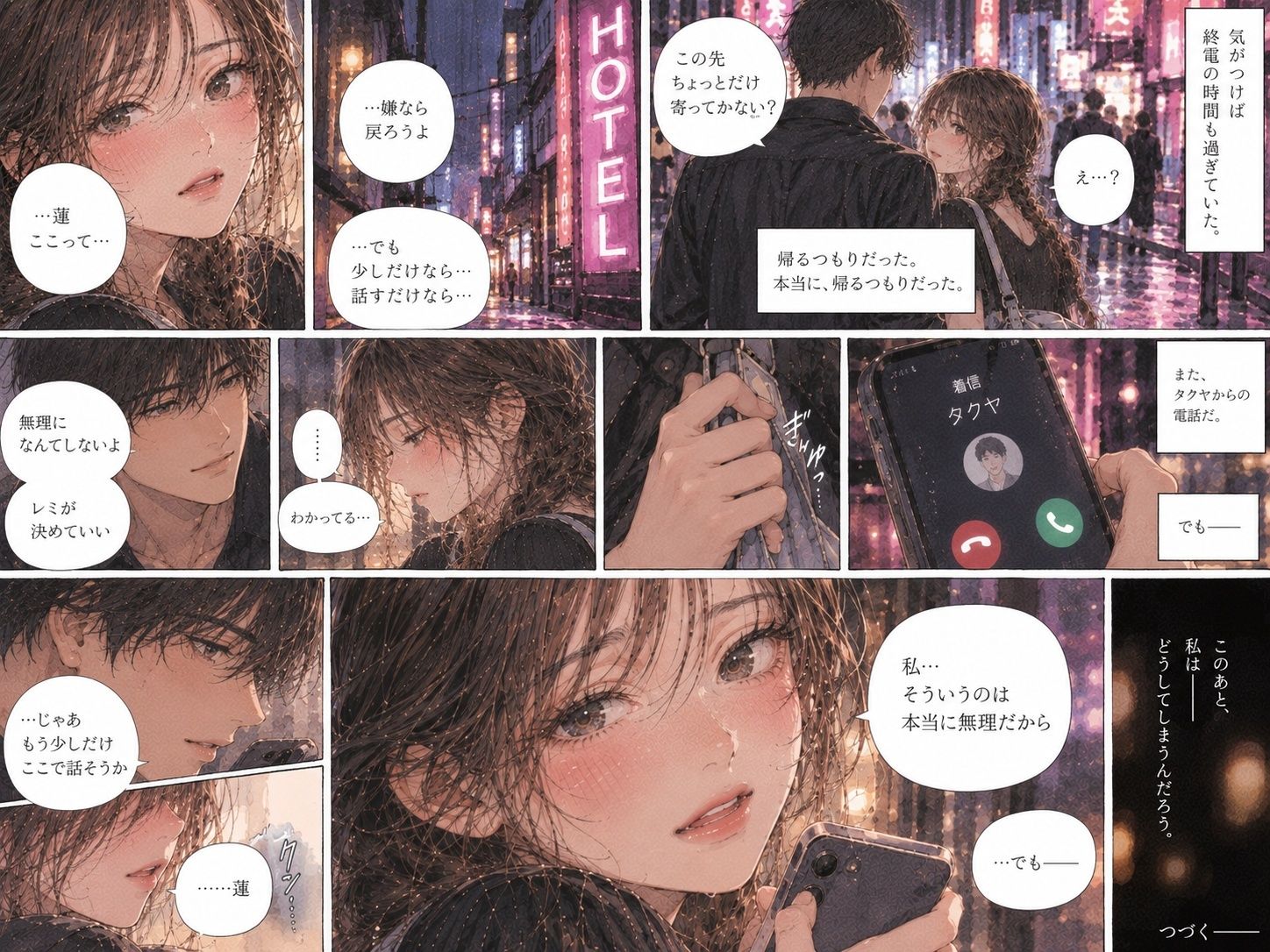 「『絶対についていかないから』――彼女が百戦錬磨のナンパ師と出会った夜。」 サンプル5ページ目
