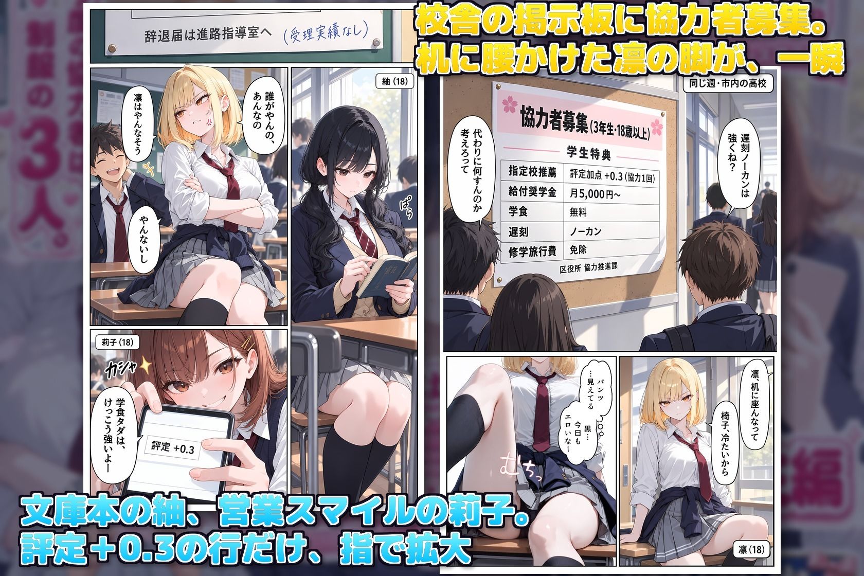 中出し許可証 学生編 サンプル3ページ目