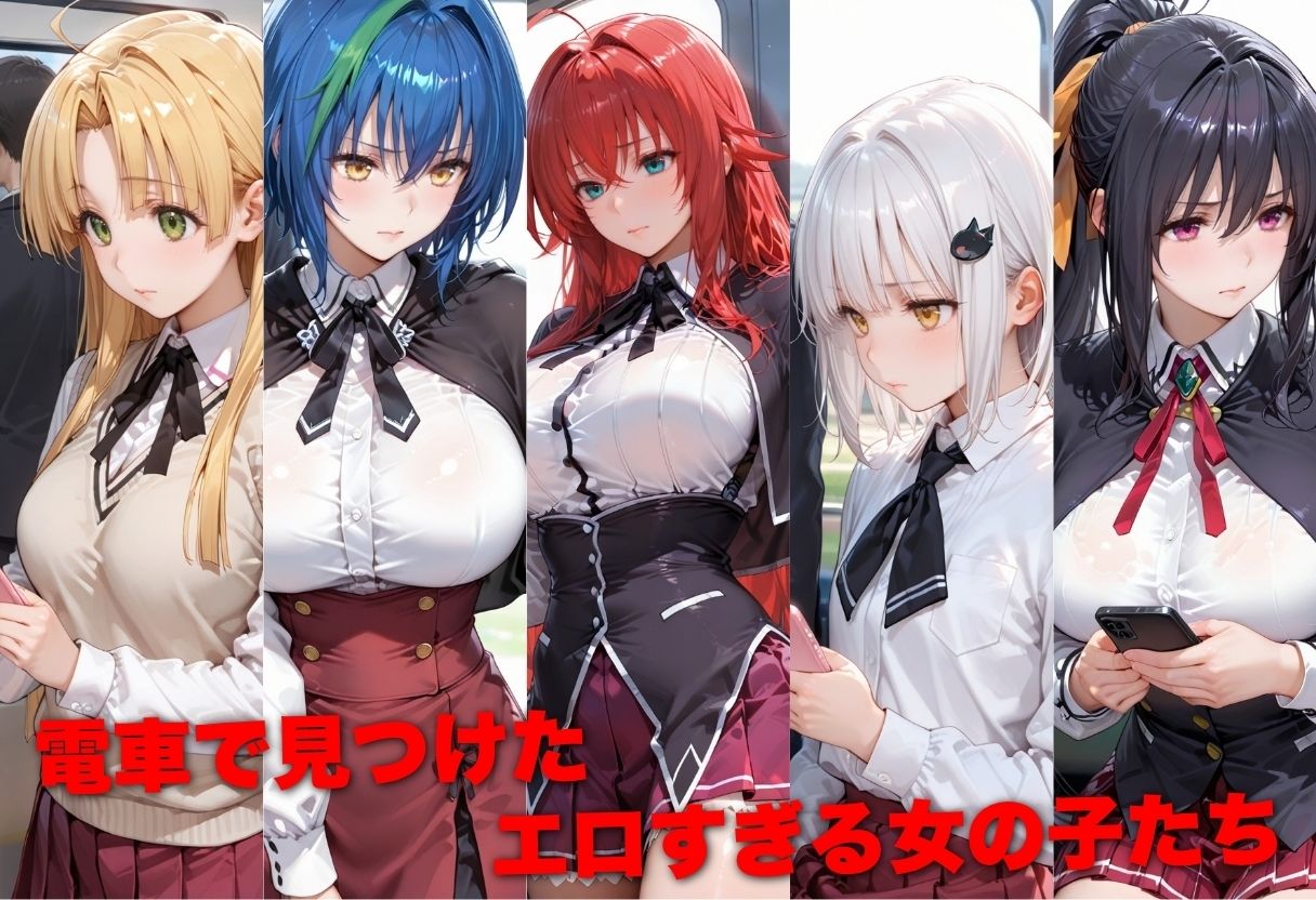 電車で痴●した美女をガラスに押し付けメス堕ちさせた話 ハ●スクールD×D編 サンプル1ページ目