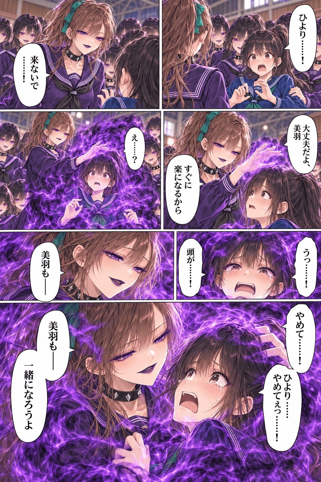 女子校洗脳大作戦（後半） サンプル1ページ目