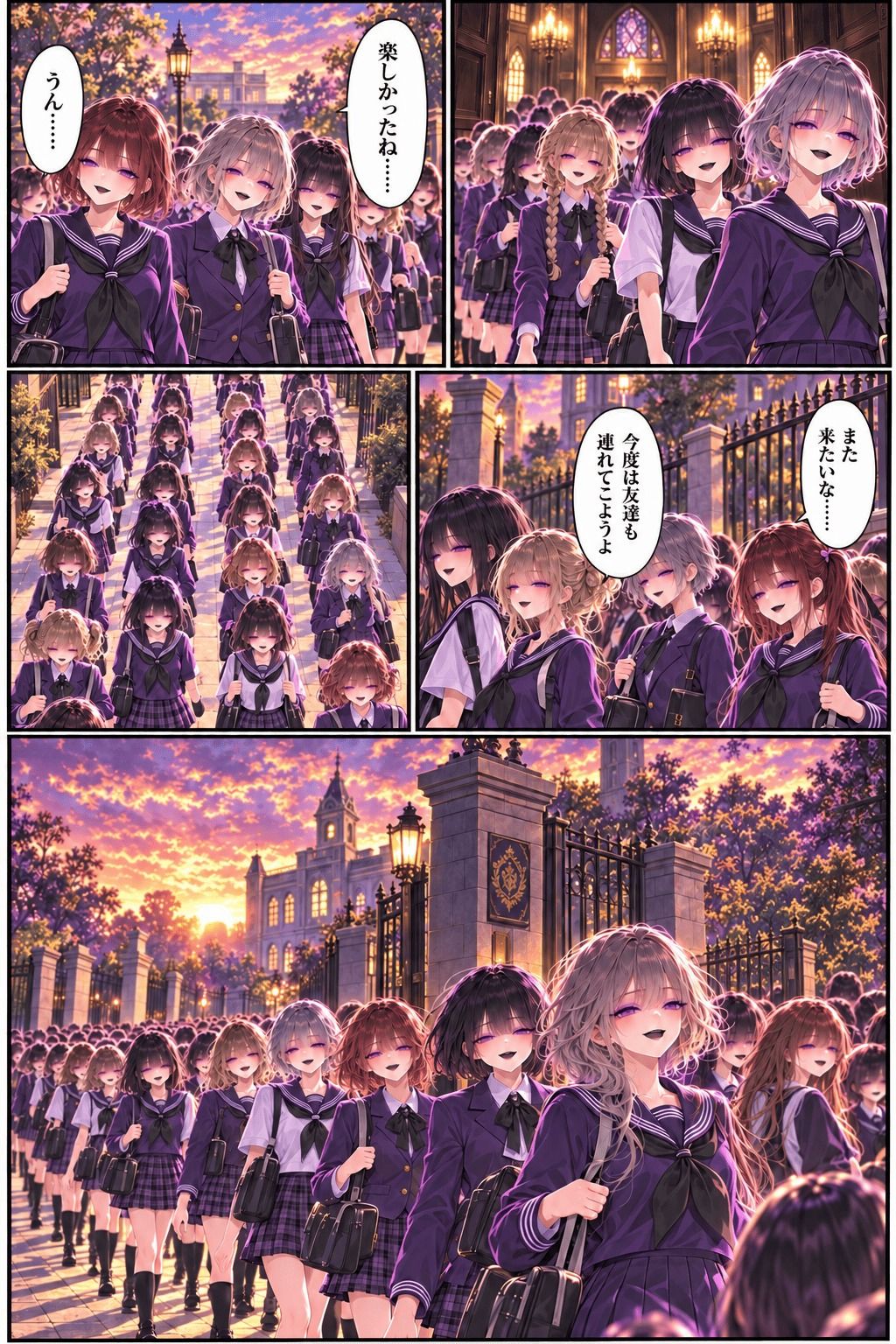 女子校洗脳大作戦（後半） サンプル3ページ目