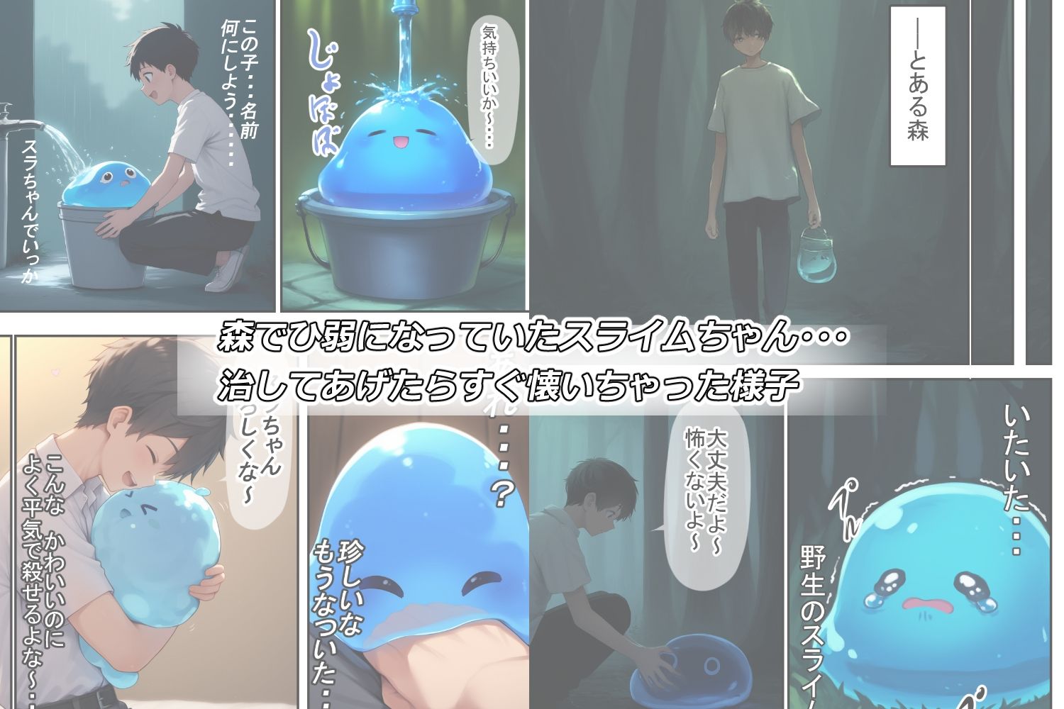 一途なスライムちゃん サンプル1ページ目