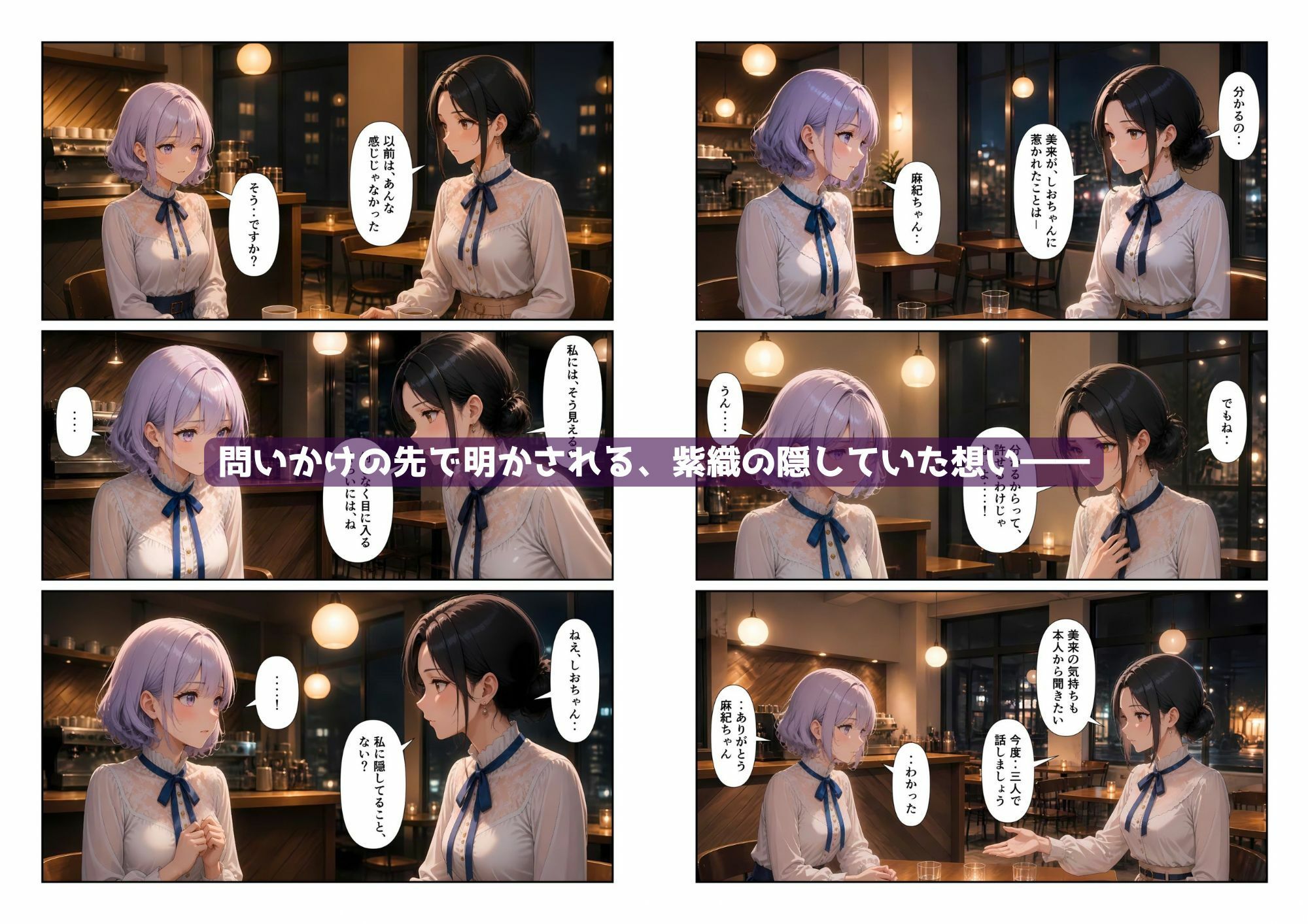 「百合・トライアングル3」〜三人が選んだ恋のかたち〜 サンプル2ページ目