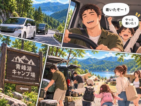 2泊3日の家族キャンプ旅行 前編 〜あの夜、すべてが変わった〜【AIコミック】 サンプル3ページ目