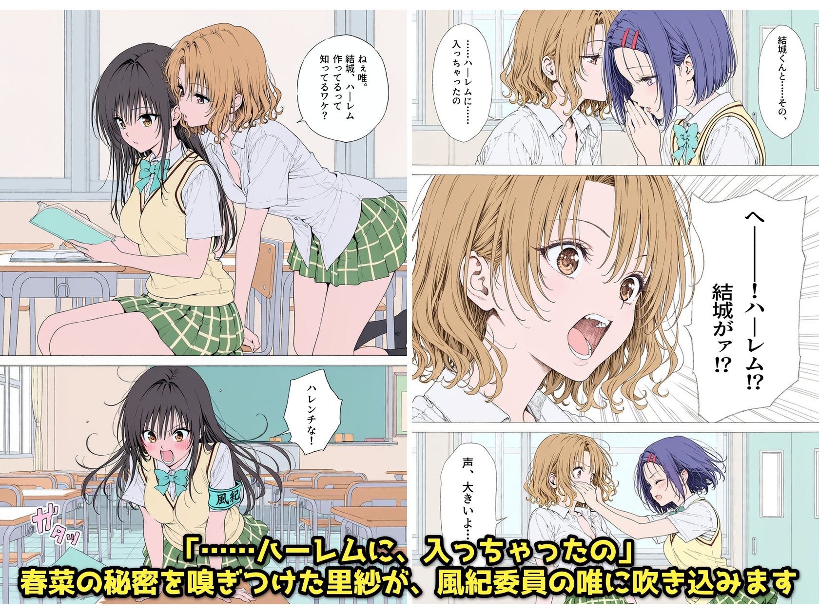 【漫画】リトはみんなの恋人 〜ハレンチでも、ケダモノでも〜 サンプル1ページ目