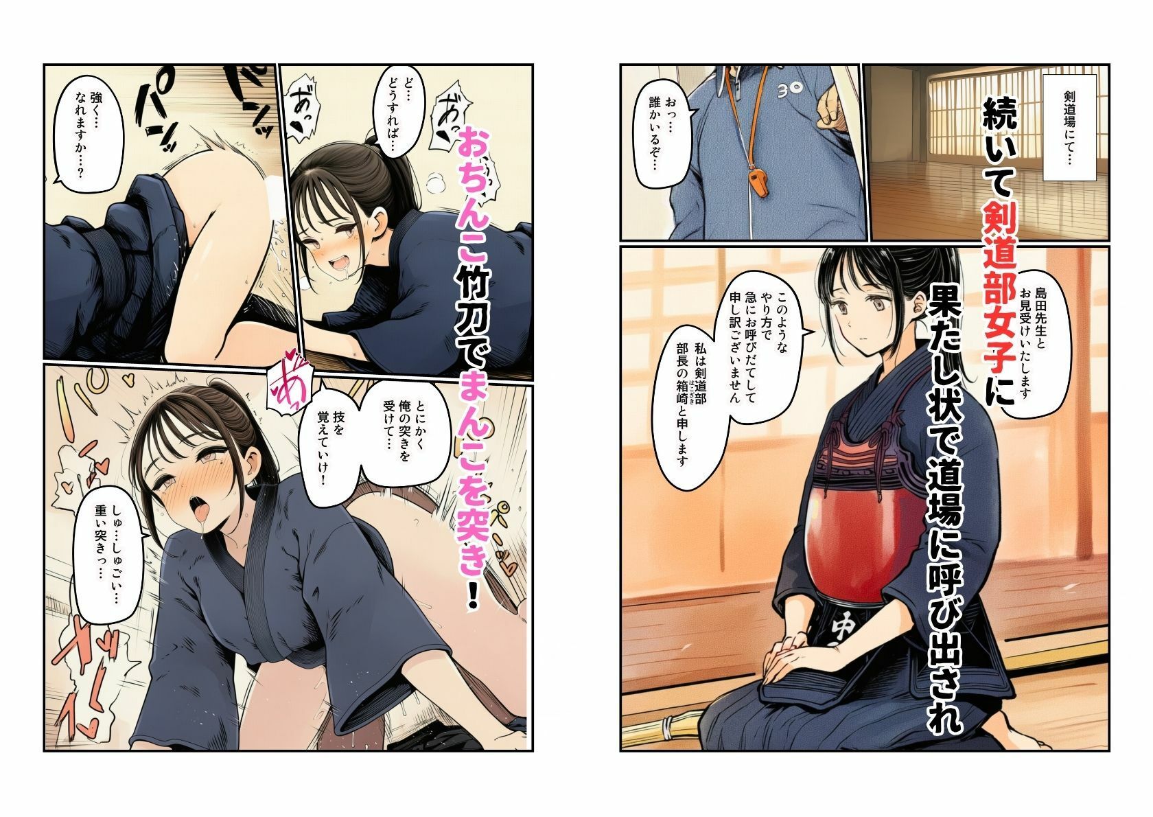 部活女子が顧問争奪  エロアスリートたちとのハーレムセックス サンプル3ページ目