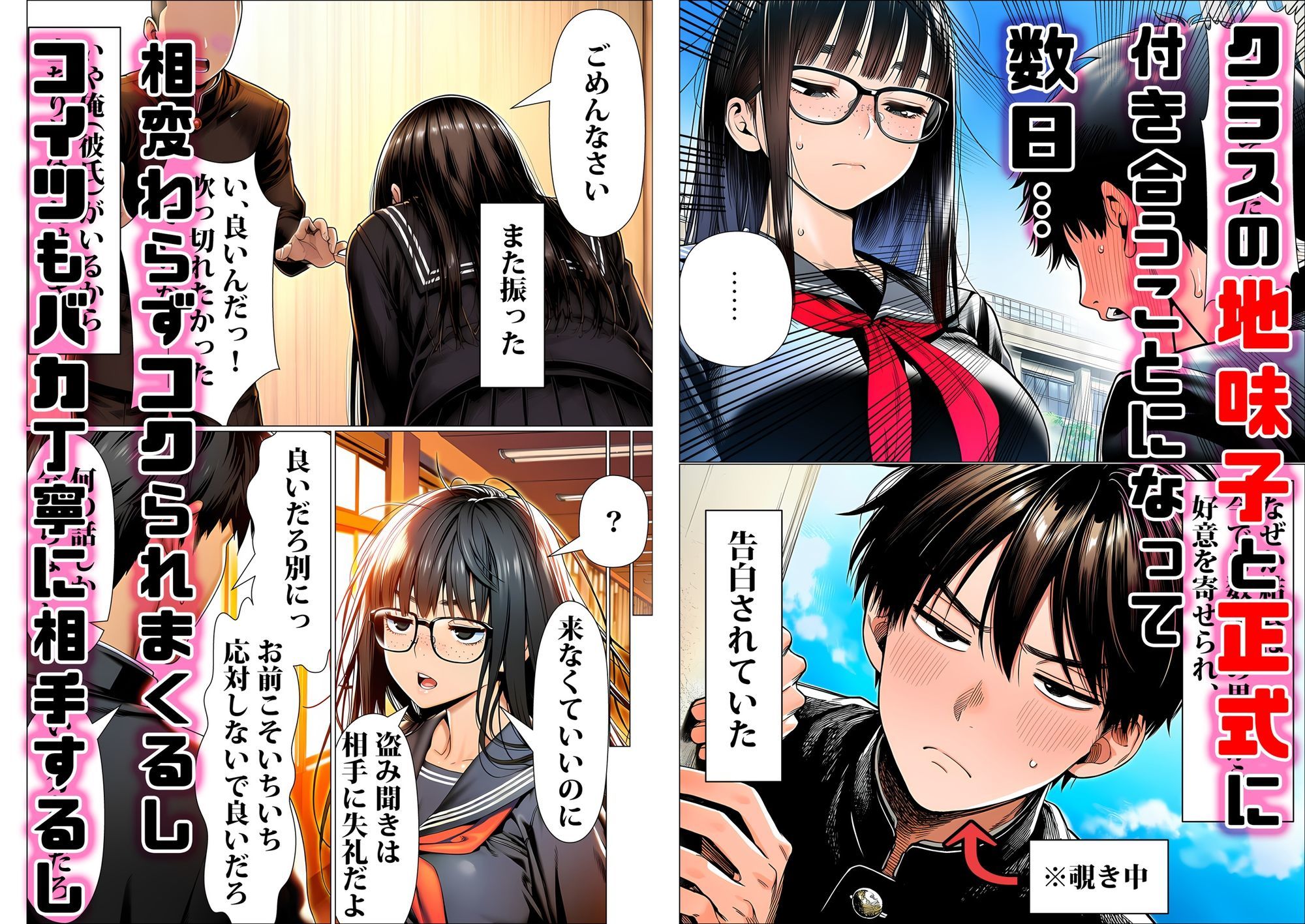 罰ゲームで地味ブスに嘘告白したら、孕ませちゃって結婚することになった3 サンプル1ページ目