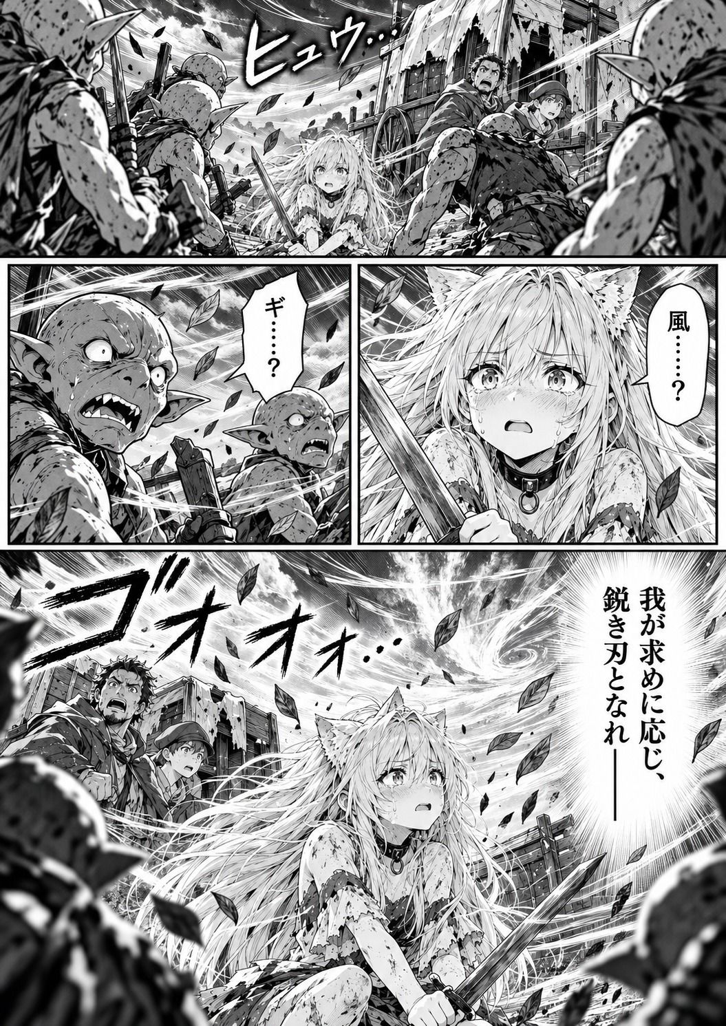 【第1話】社畜だけど転移先の異世界で【ジョブ設定スキル】を駆使して世界滅亡の危機に立ち向かう  〜【最強ハーレム】を築くまで、俺は止まらねぇからよぉ！〜 サンプル8ページ目