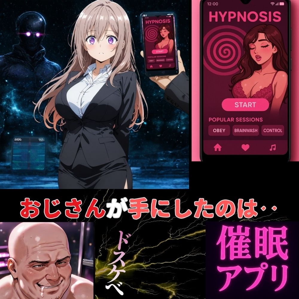 催●アプリが引き出した本能！おじさん専用アプリが支配する身体‥片瀬詩織里が堕ちてイク サンプル1ページ目