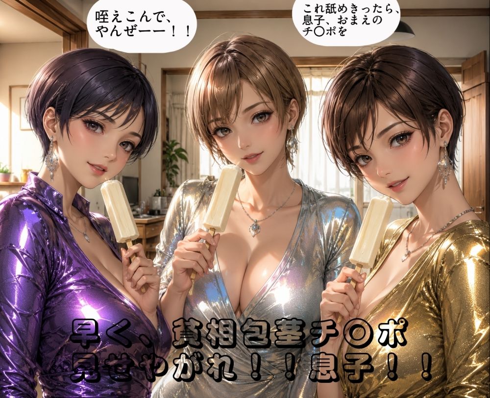 母子相姦ママがいっぱい  2  おしゃぶりママズ サンプル8ページ目