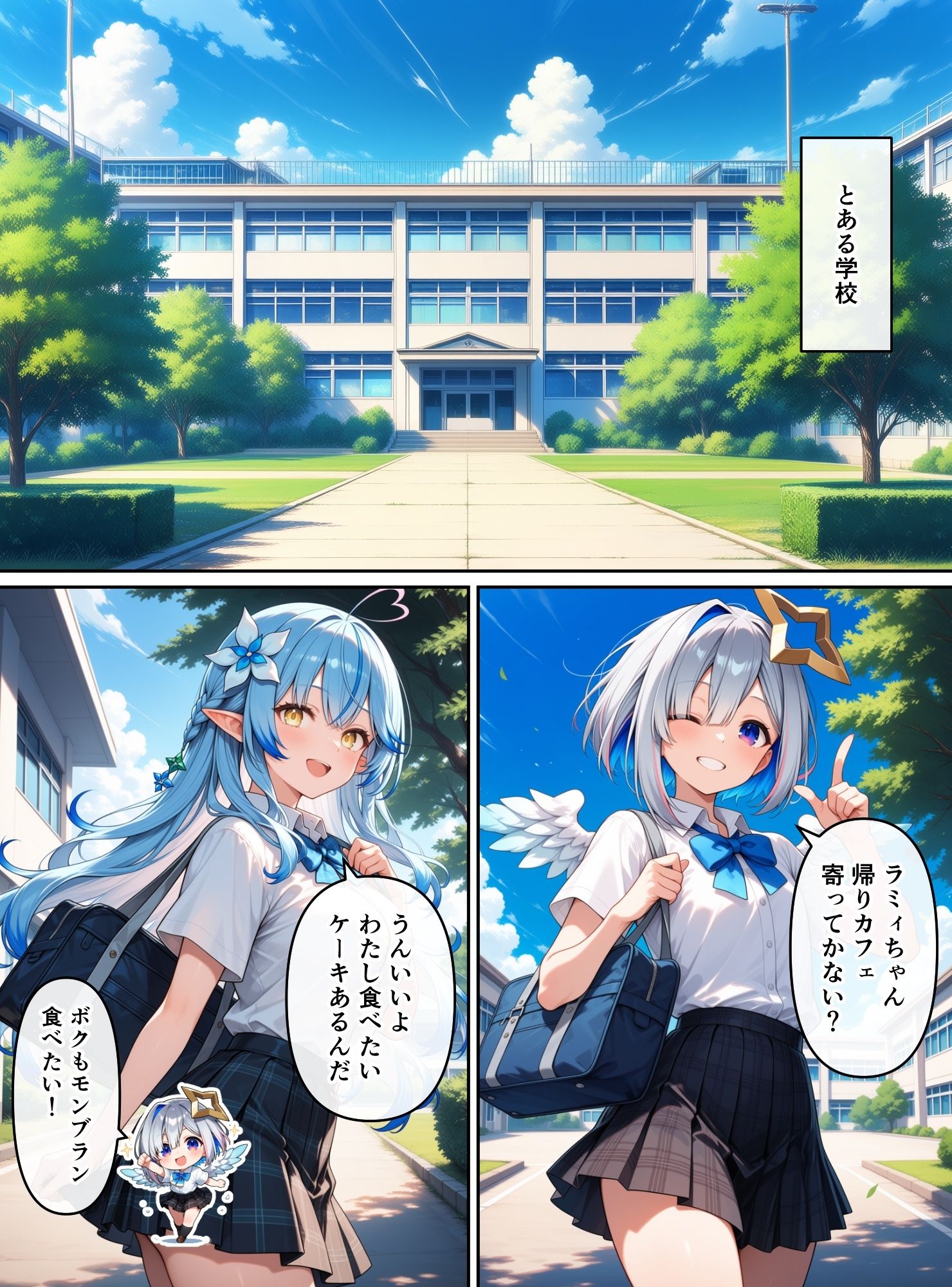 セックスしないと出られない部屋（天●か●た、雪●ラ●ィ） サンプル4ページ目