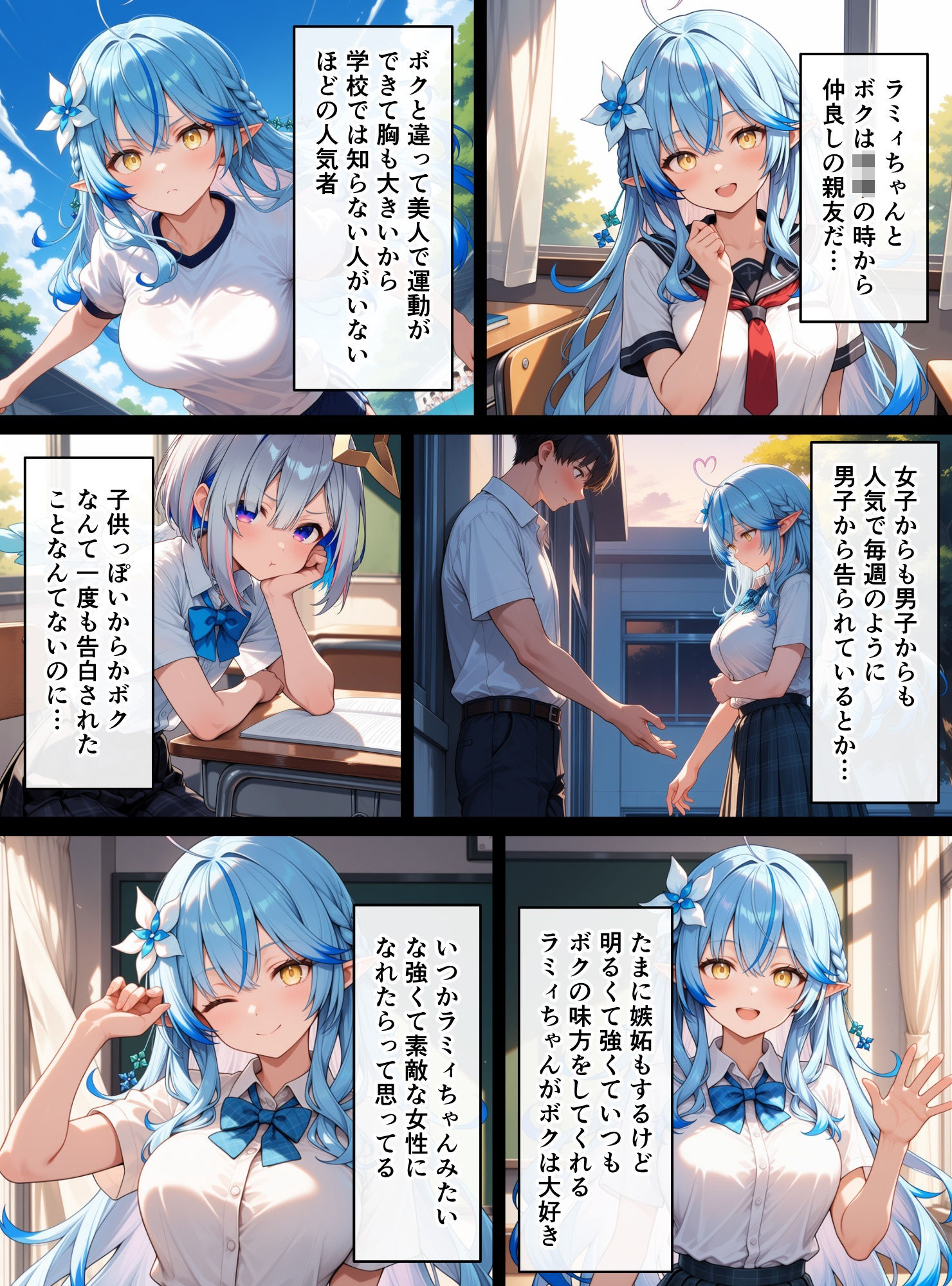 セックスしないと出られない部屋（天●か●た、雪●ラ●ィ） サンプル5ページ目