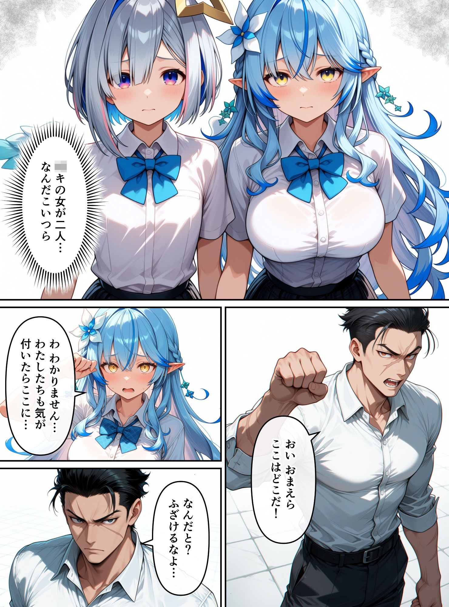 セックスしないと出られない部屋（天●か●た、雪●ラ●ィ） サンプル9ページ目