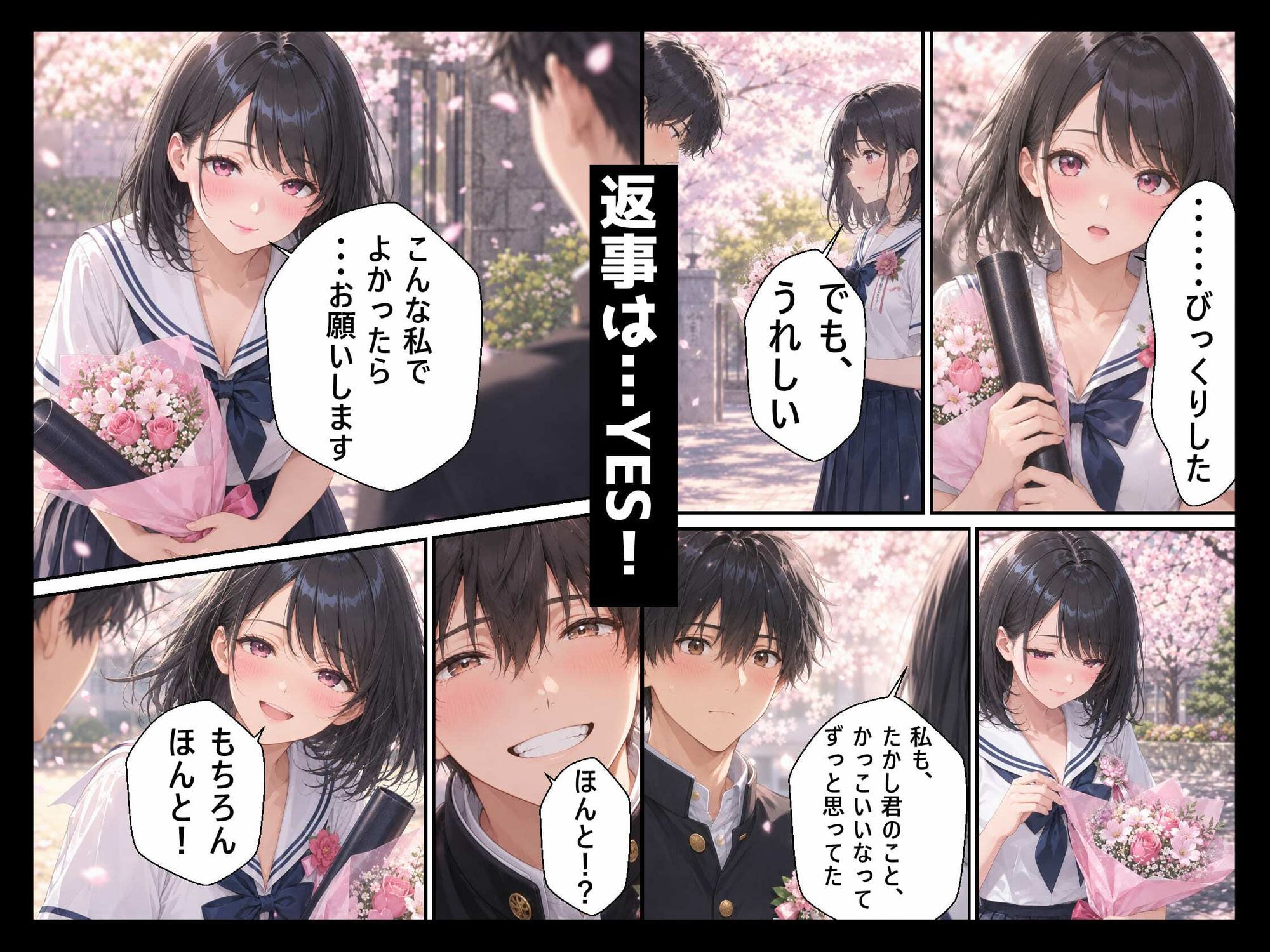 清楚な彼女に自撮りエロ画像を要求してたらいつのまにかNTRれました サンプル4ページ目