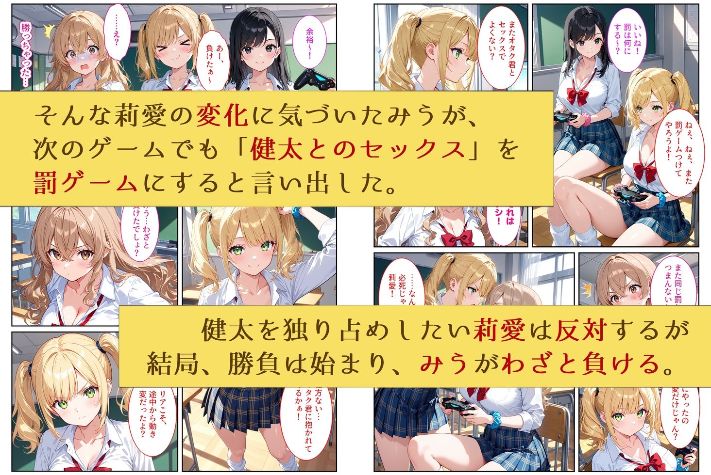 陰キャの僕が一軍ギャルたちの罰ゲームでセックスしたら、なぜか全員セフレになりました サンプル6ページ目