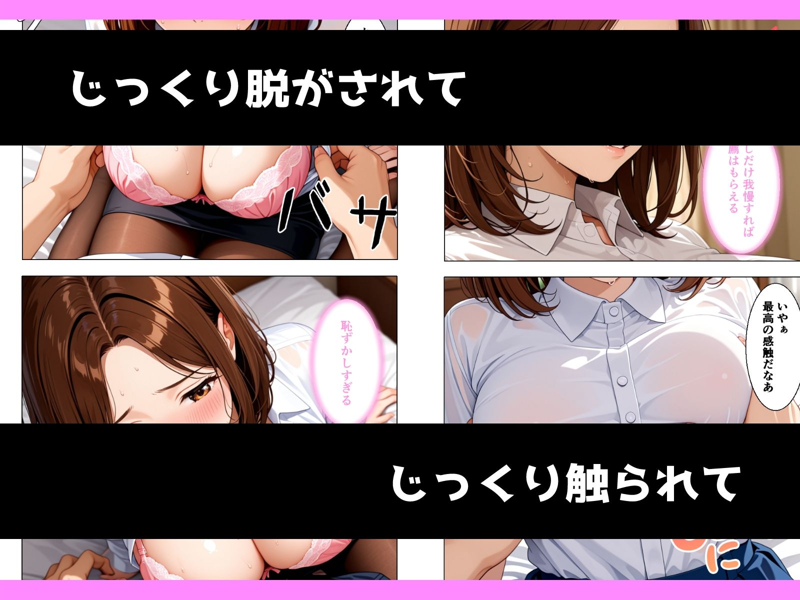 真面目な巨乳女子大生が内定欲しさに言いなりになる話 サンプル7ページ目