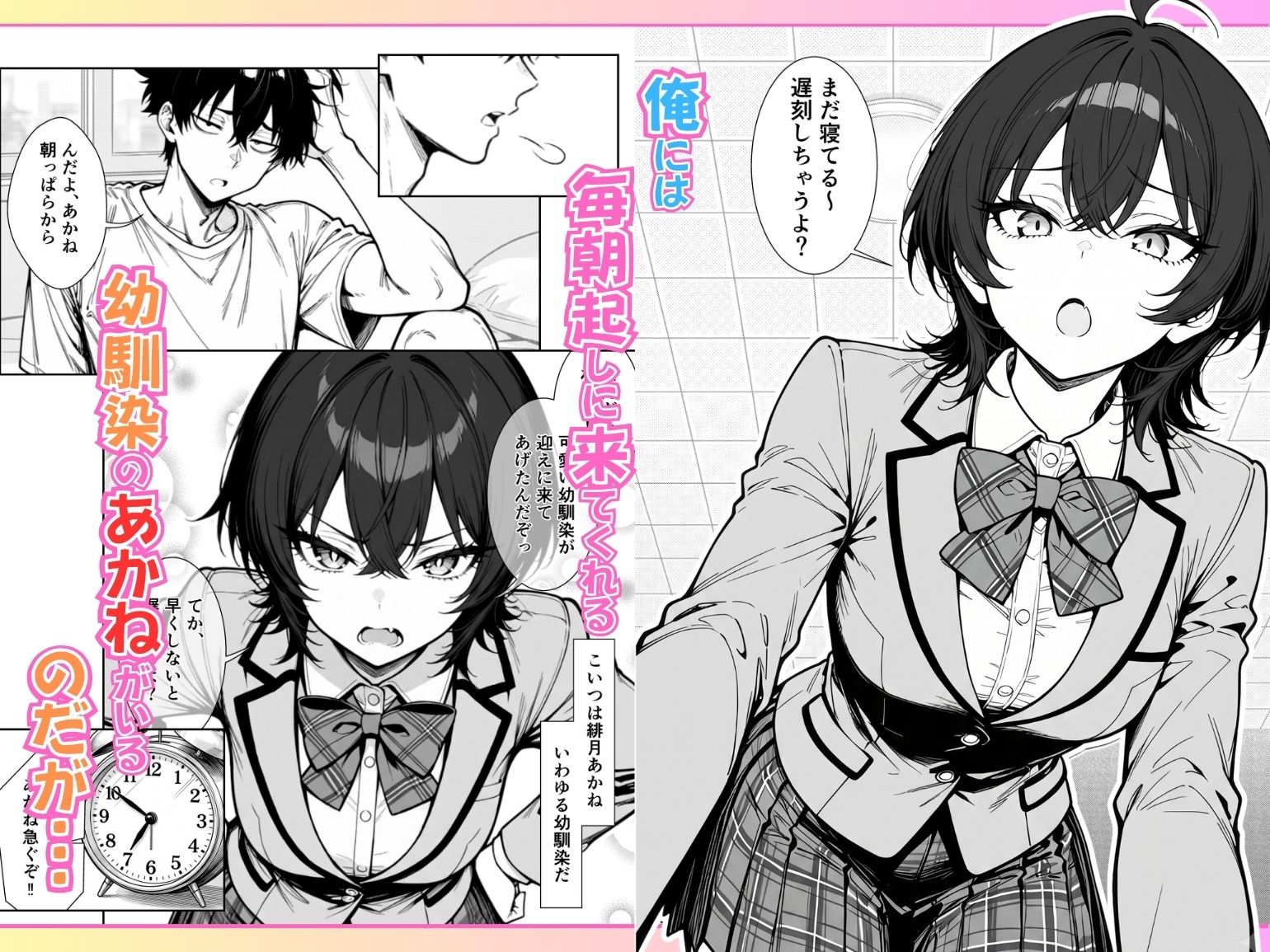 幼馴染がドジっ子すぎてエッチな展開は避けられないようです！ サンプル1ページ目