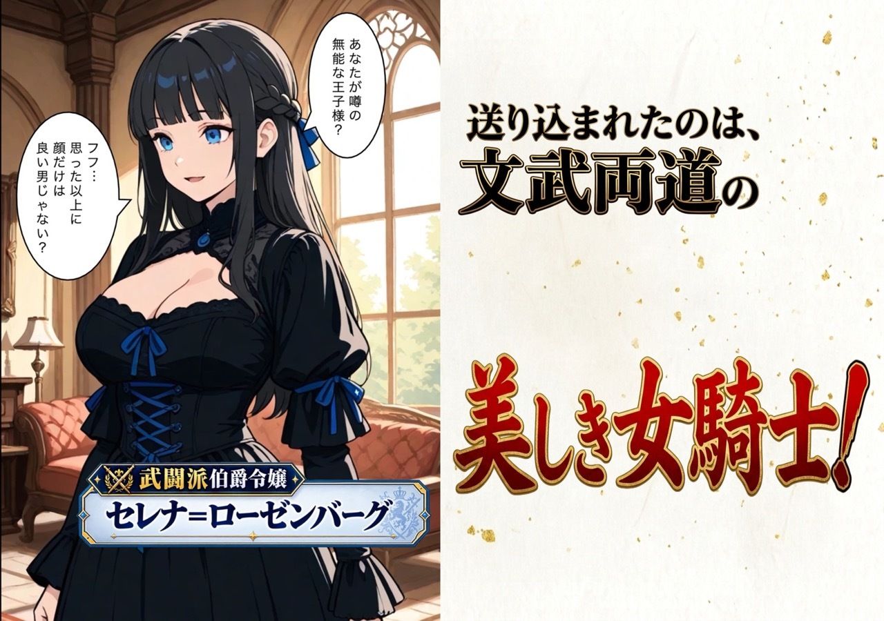 兄上が駆け落ちしたので、無能を演じていた第二王子ですが国中の美女を攻略して最強国家を作ります【第一話】 サンプル6ページ目
