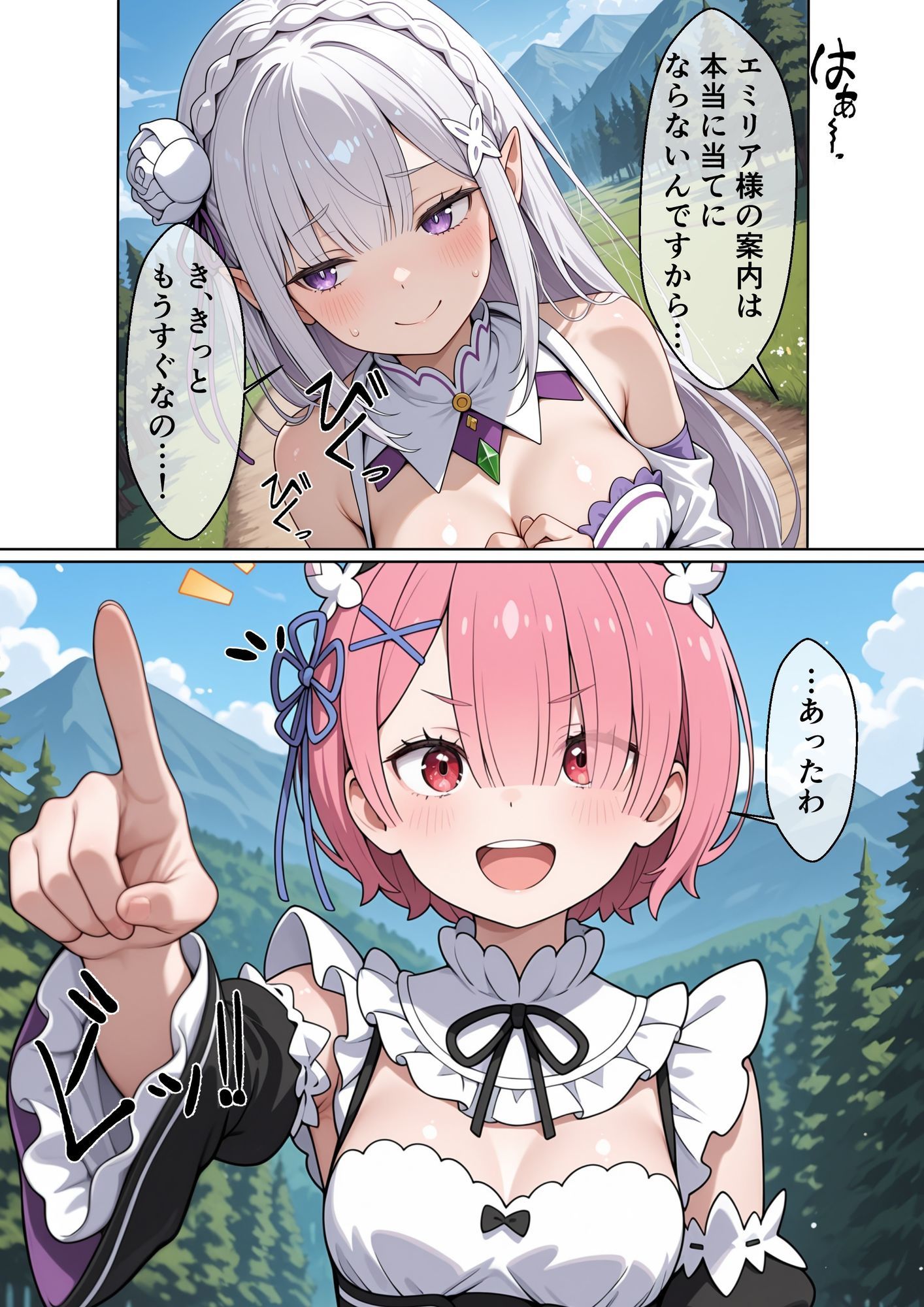 とある旅館の性交生活 催◯温泉旅【Re:ゼロから始める異世界◯活編】 サンプル3ページ目