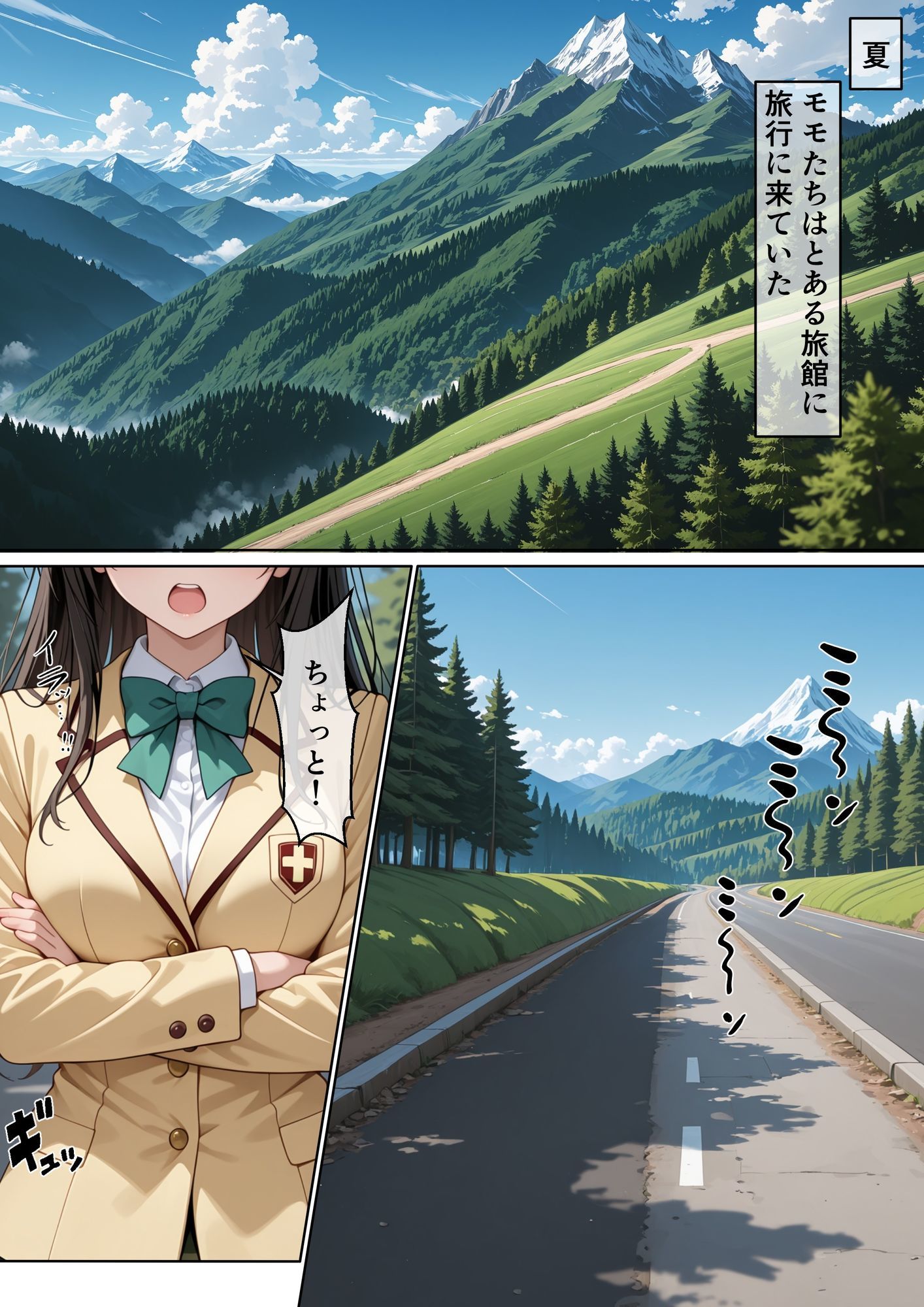 とある旅館の性交生活 催◯温泉旅館【ToL◯VEる編】 サンプル1ページ目