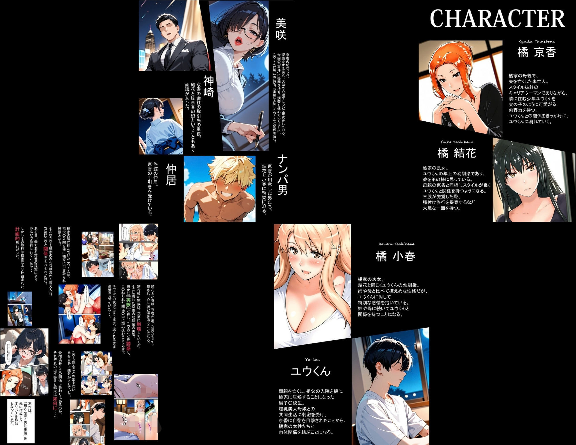 橘さん家の男性〇情  母姉妹で犯●れまくる  最新3作大人気総集編 サンプル2ページ目