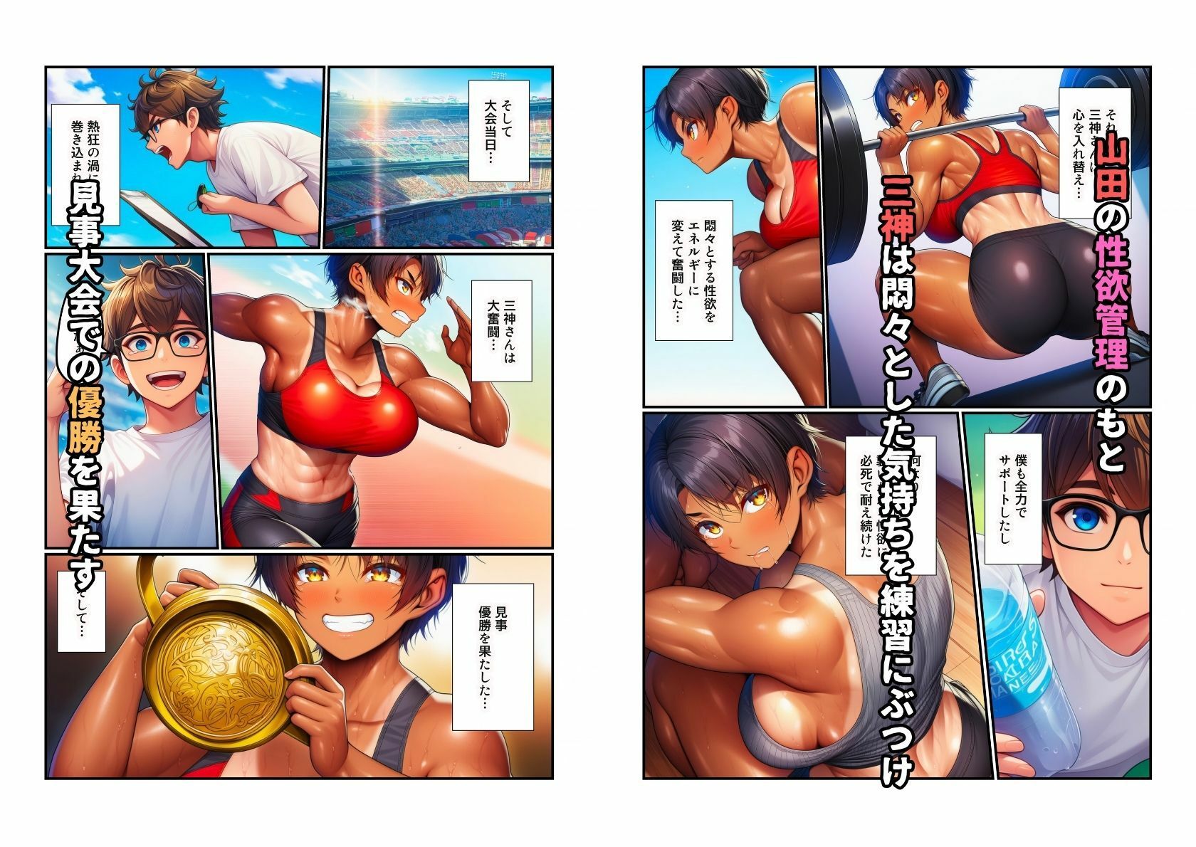 監督の肉便器だった陸上部女子の性欲管理をマネージャーの僕が引き継いだ話 サンプル8ページ目