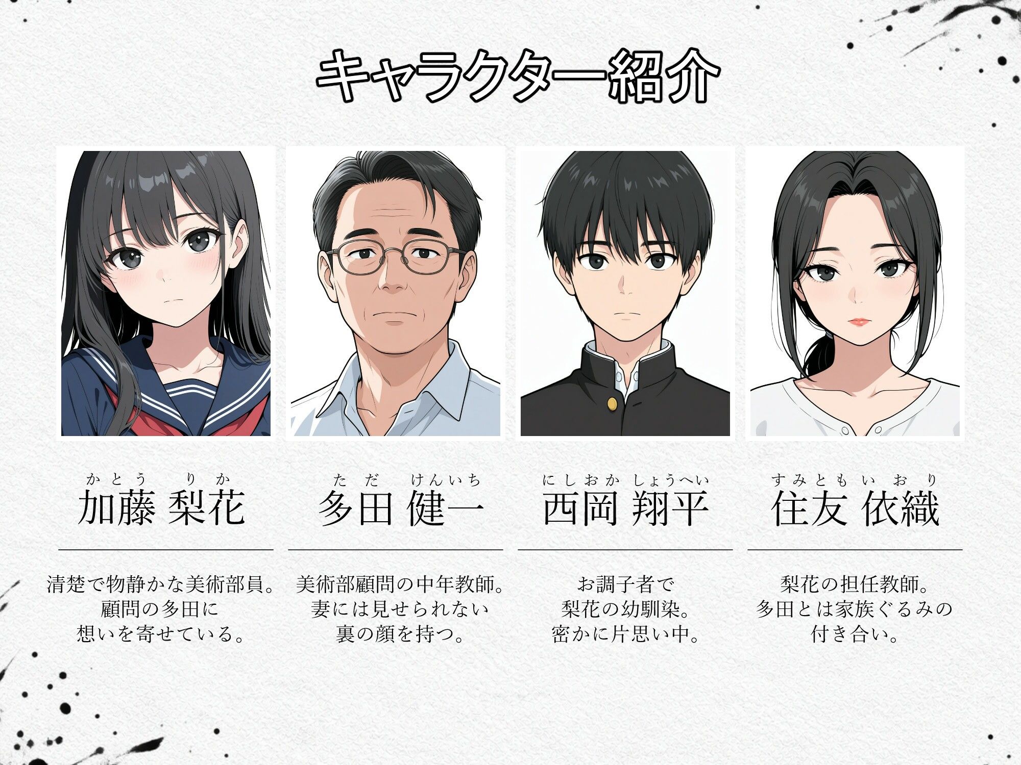 清楚で控えめな美術部の加藤さん〜絶倫顧問と放課後こっそりヤリまくってた話〜 サンプル1ページ目