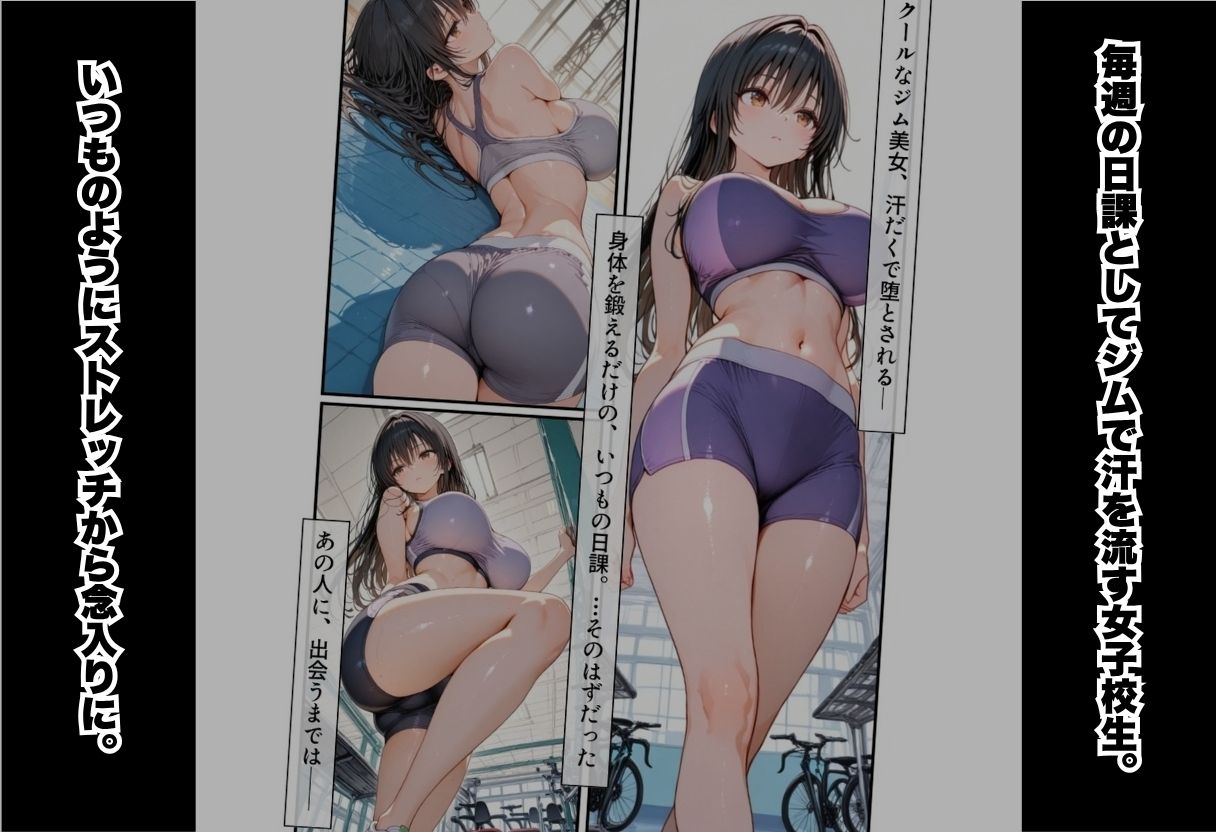 専属トレーナーの巨根に堕ちた女子校生 −寝取られ汗だく生ハメSEX− サンプル1ページ目
